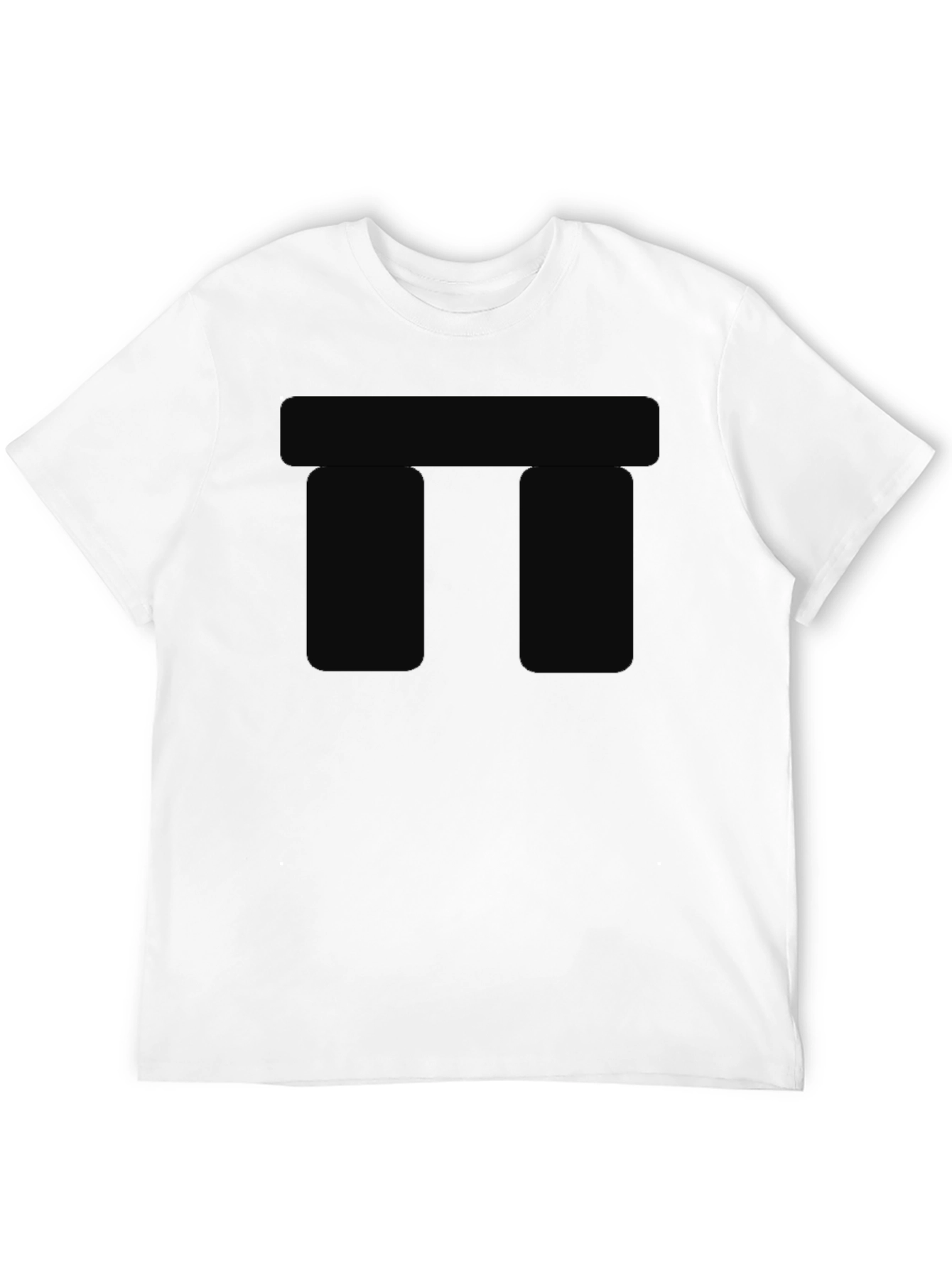Black Cotton Casual T-Shirt for Men