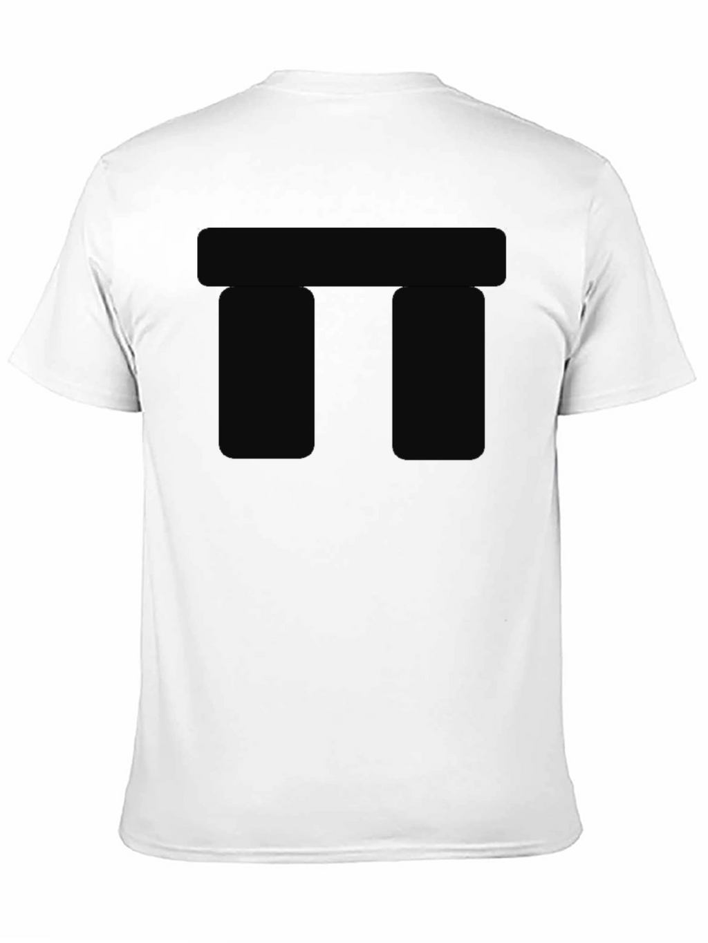 Black Cotton Casual T-Shirt for Men
