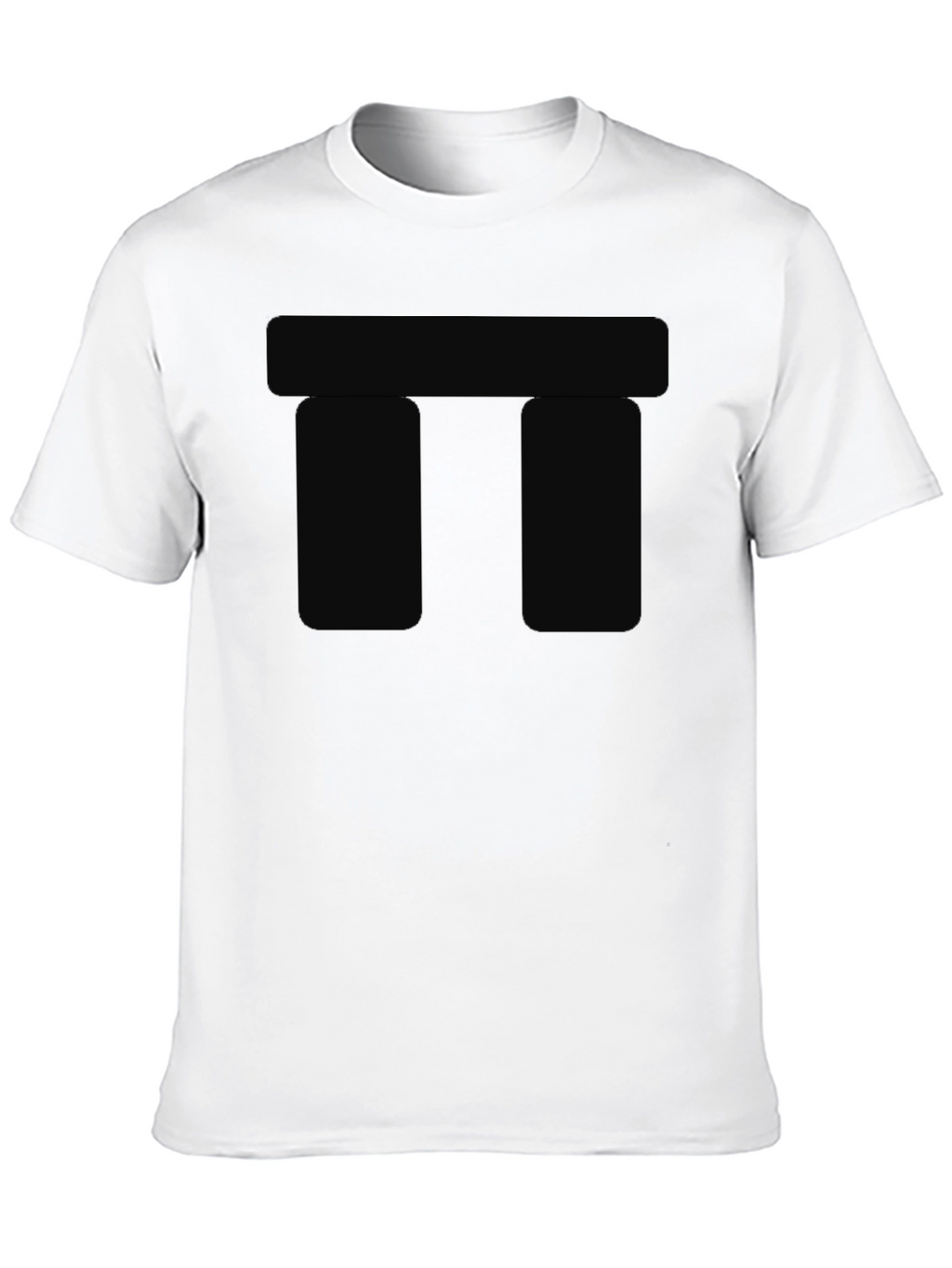 Black Cotton Casual T-Shirt for Men