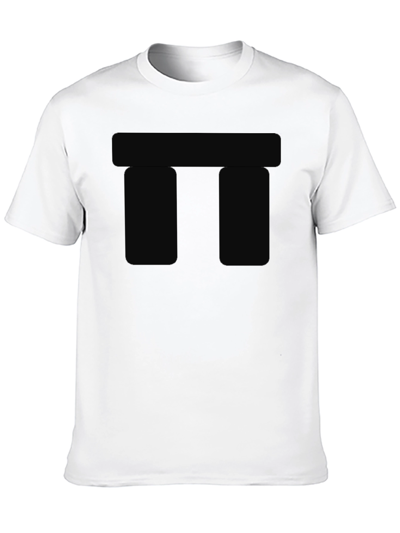 Black Cotton Casual T-Shirt for Men