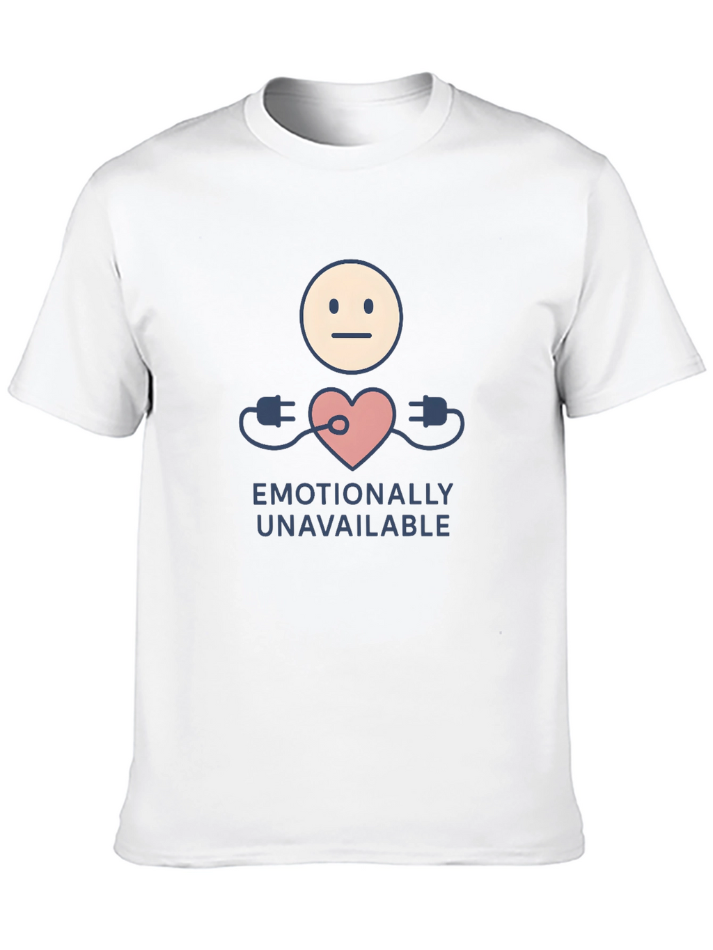 Emotionally Unavailable Graphic Tee - Black Unisex Shirt