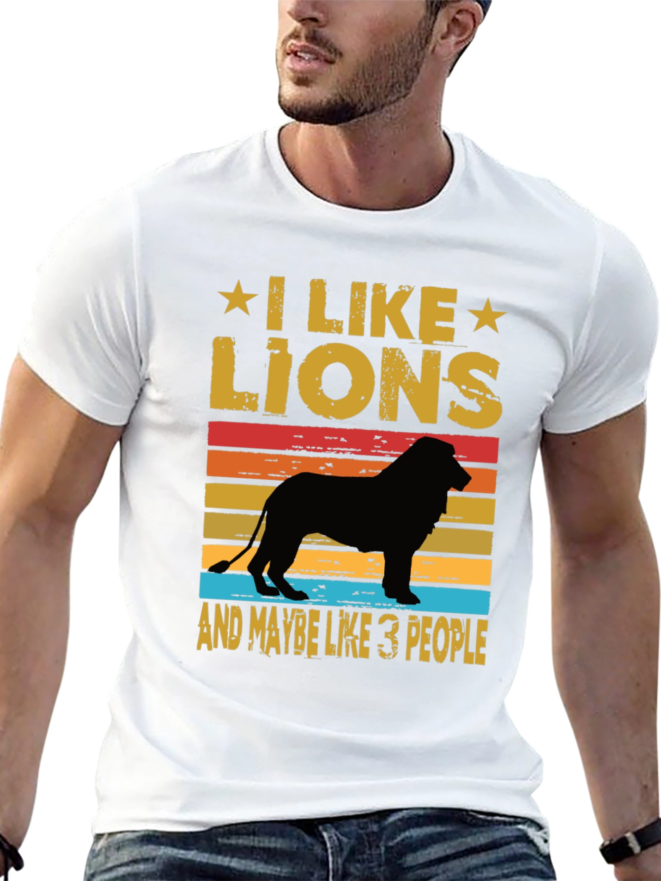 I Like Lions T-Shirt - Funny Animal Lover Tee