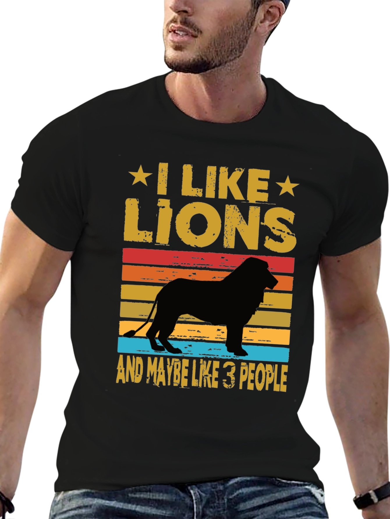 I Like Lions T-Shirt - Funny Animal Lover Tee