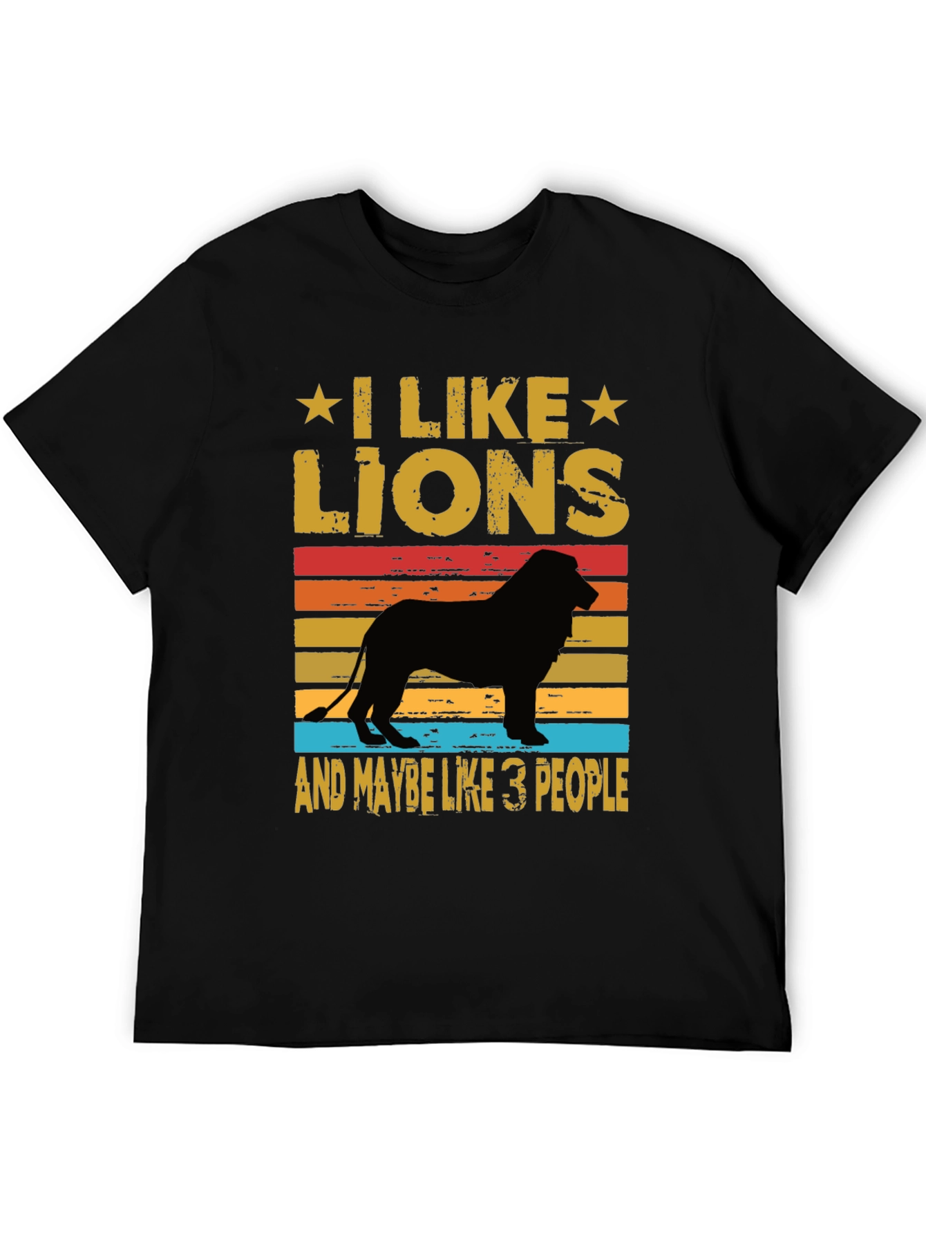 I Like Lions T-Shirt - Funny Animal Lover Tee