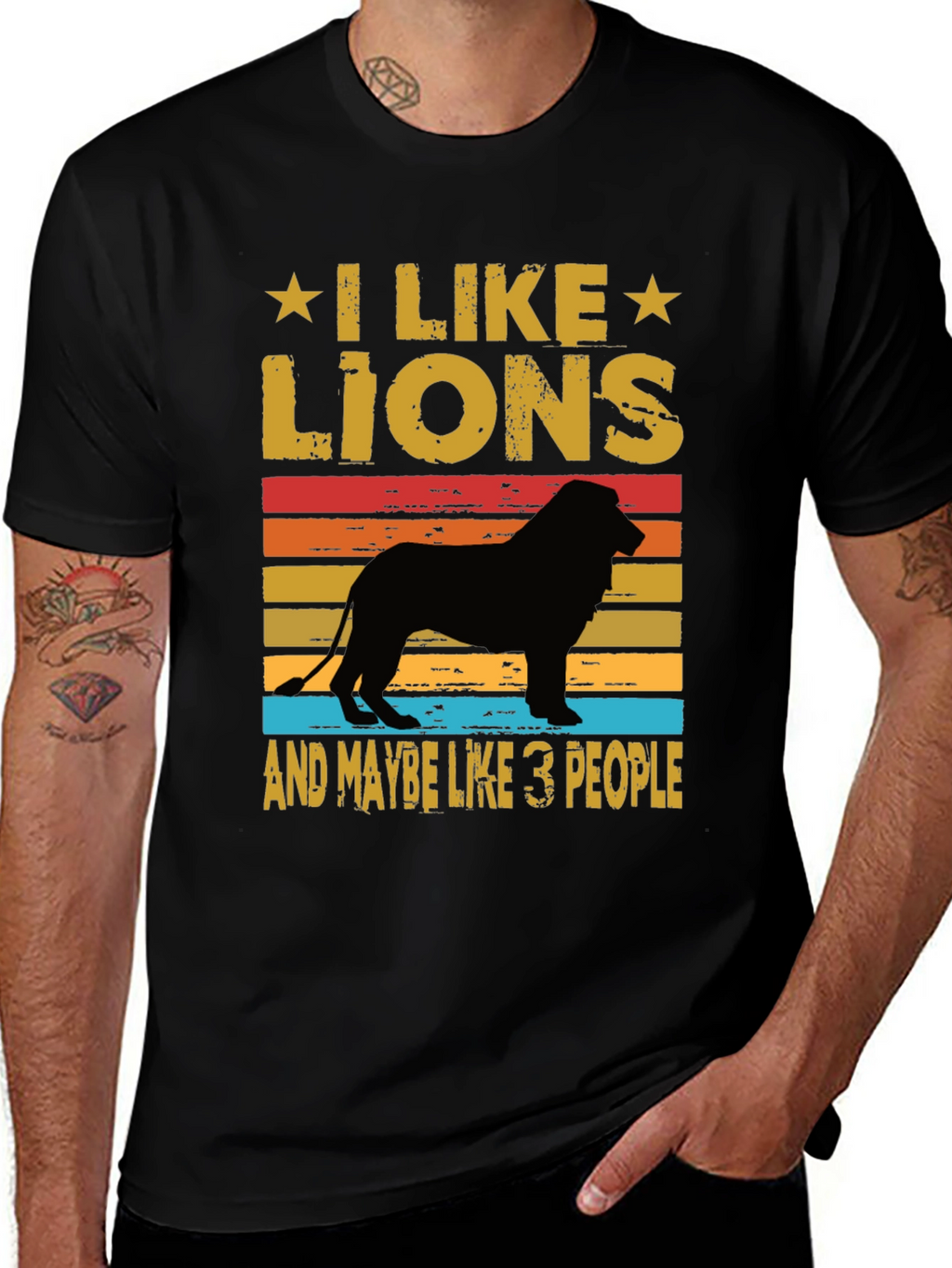 I Like Lions T-Shirt - Funny Animal Lover Tee