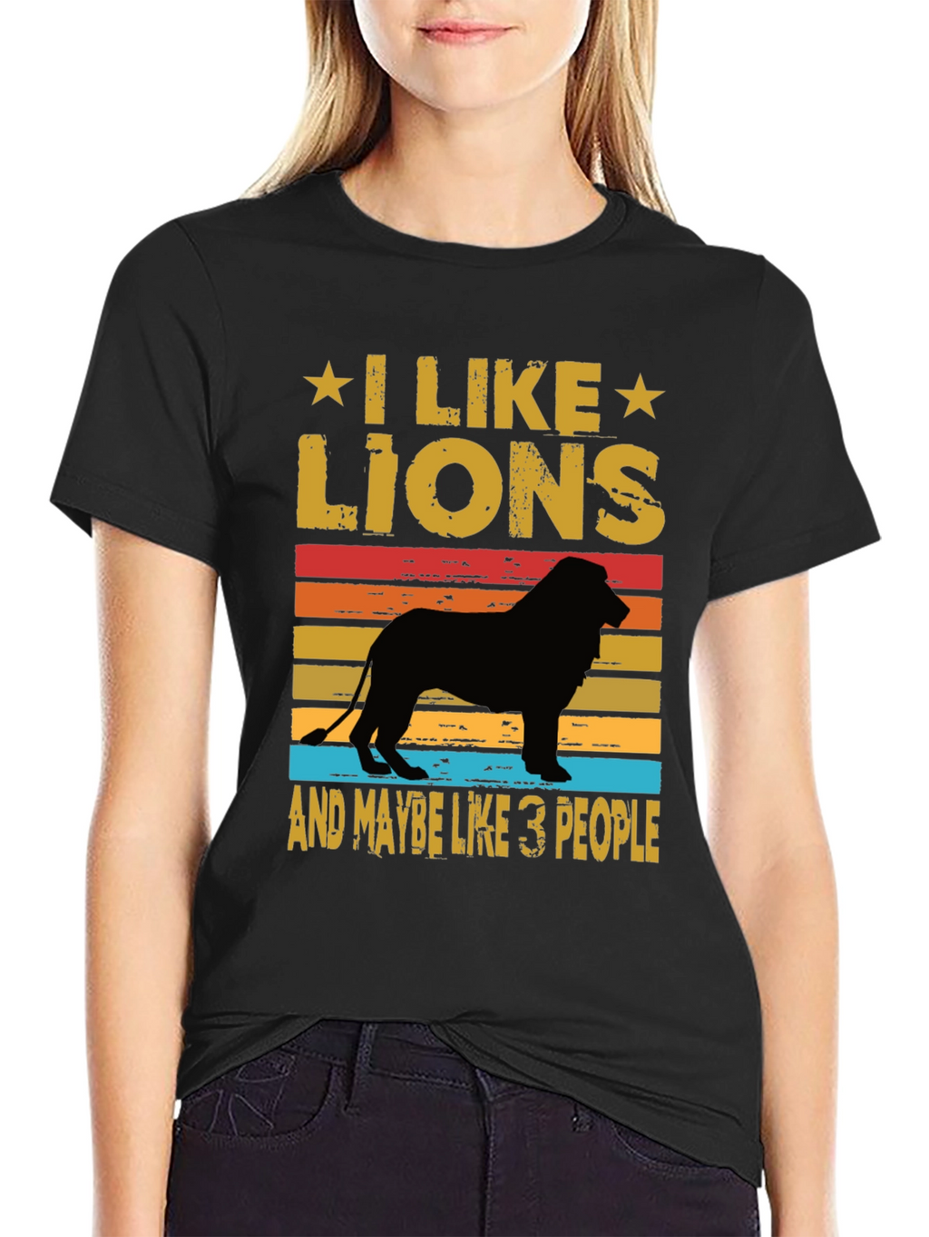 I Like Lions T-Shirt - Funny Animal Lover Tee