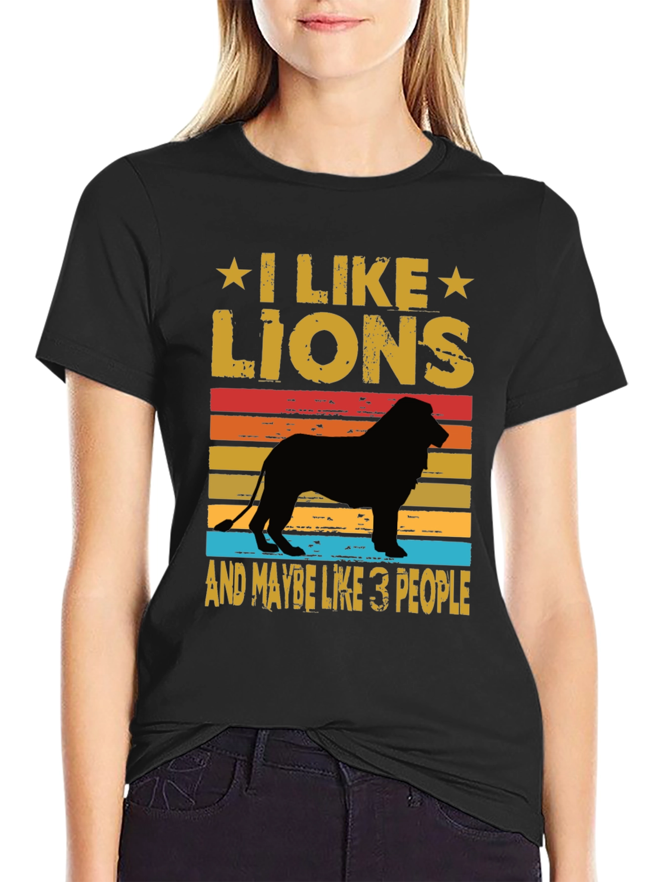 I Like Lions T-Shirt - Funny Animal Lover Tee