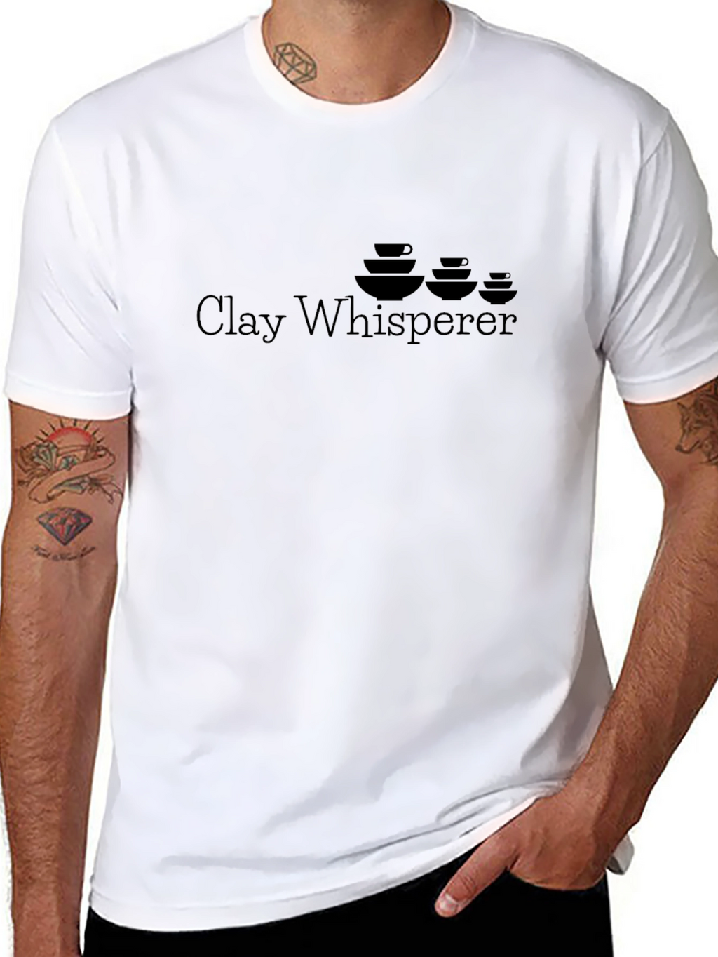 Clay Whisperer Graphic Tee - Pottery Lover Shirt