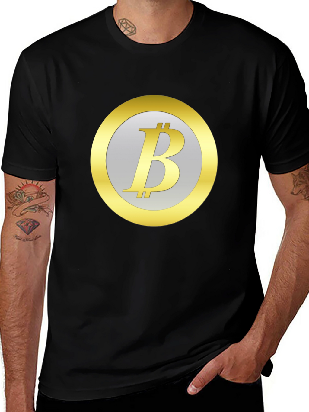 Bitcoin Logo T-Shirt - Crypto Currency Tee
