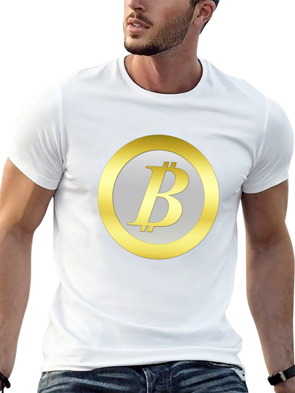 Bitcoin Logo T-Shirt - Crypto Currency Tee