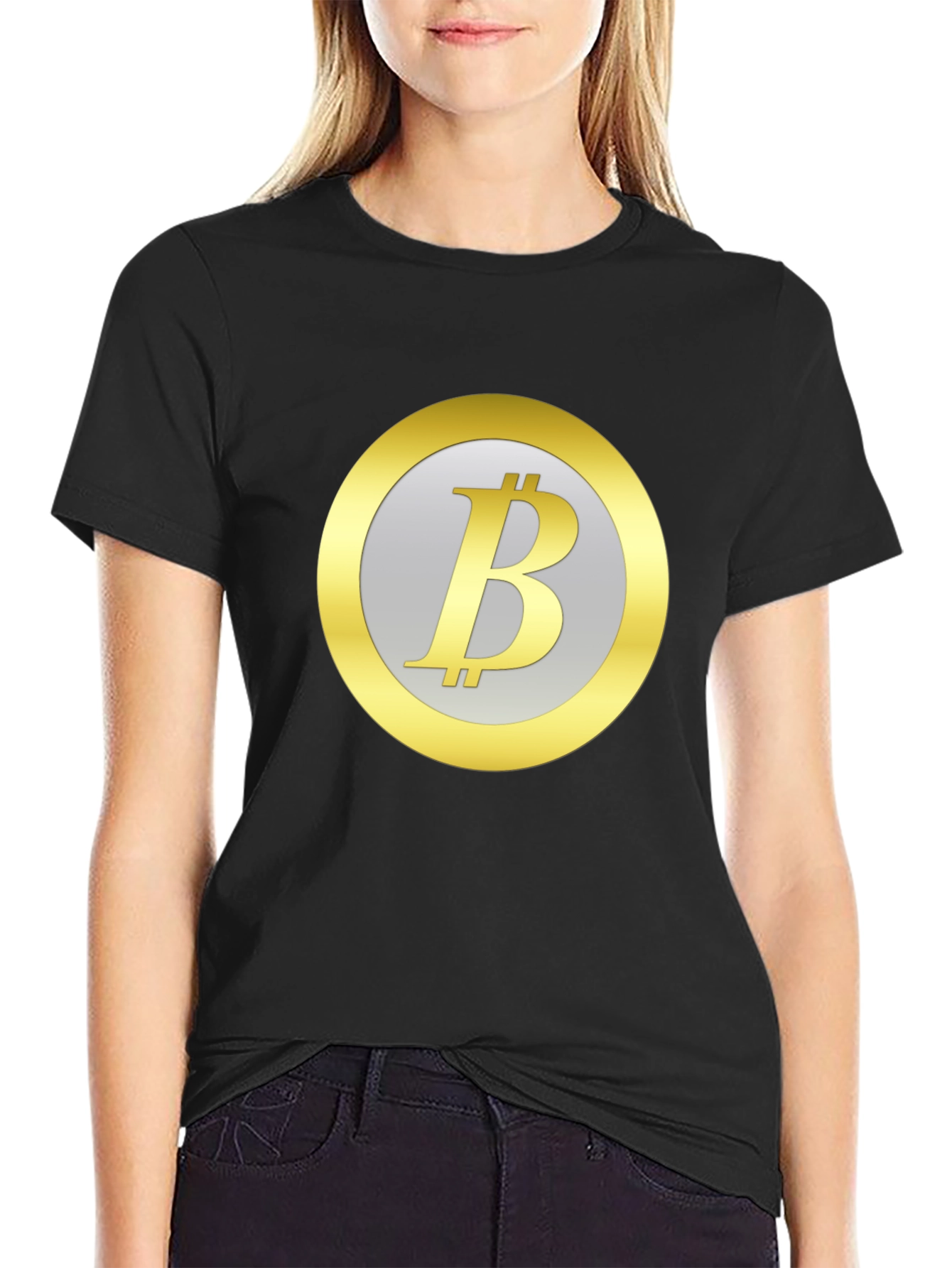 Bitcoin Logo T-Shirt - Crypto Currency Tee