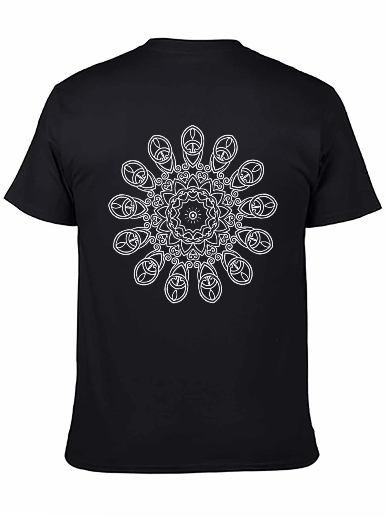 Mandala Graphic Tee - Black
