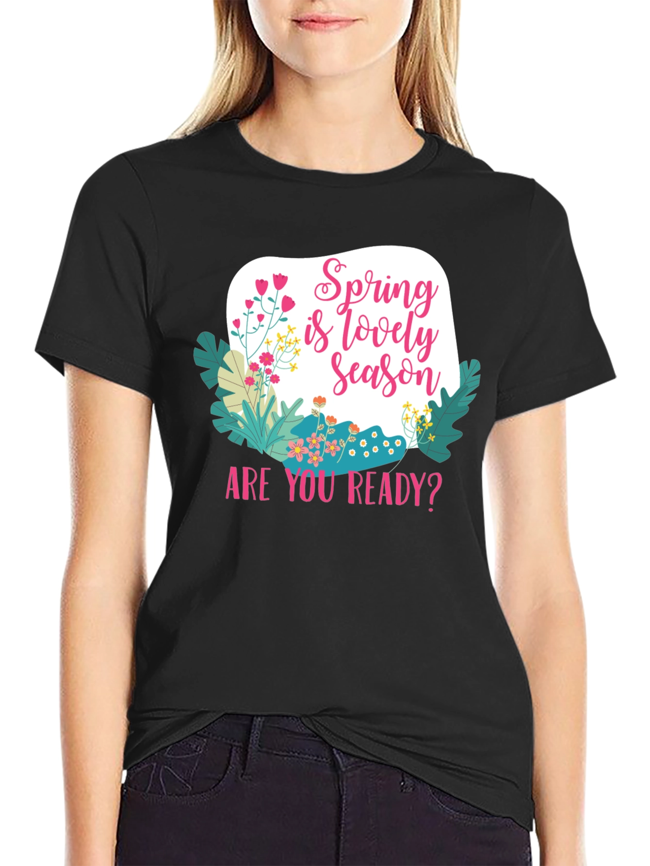 Spring is Lovely Season Graphic Tee