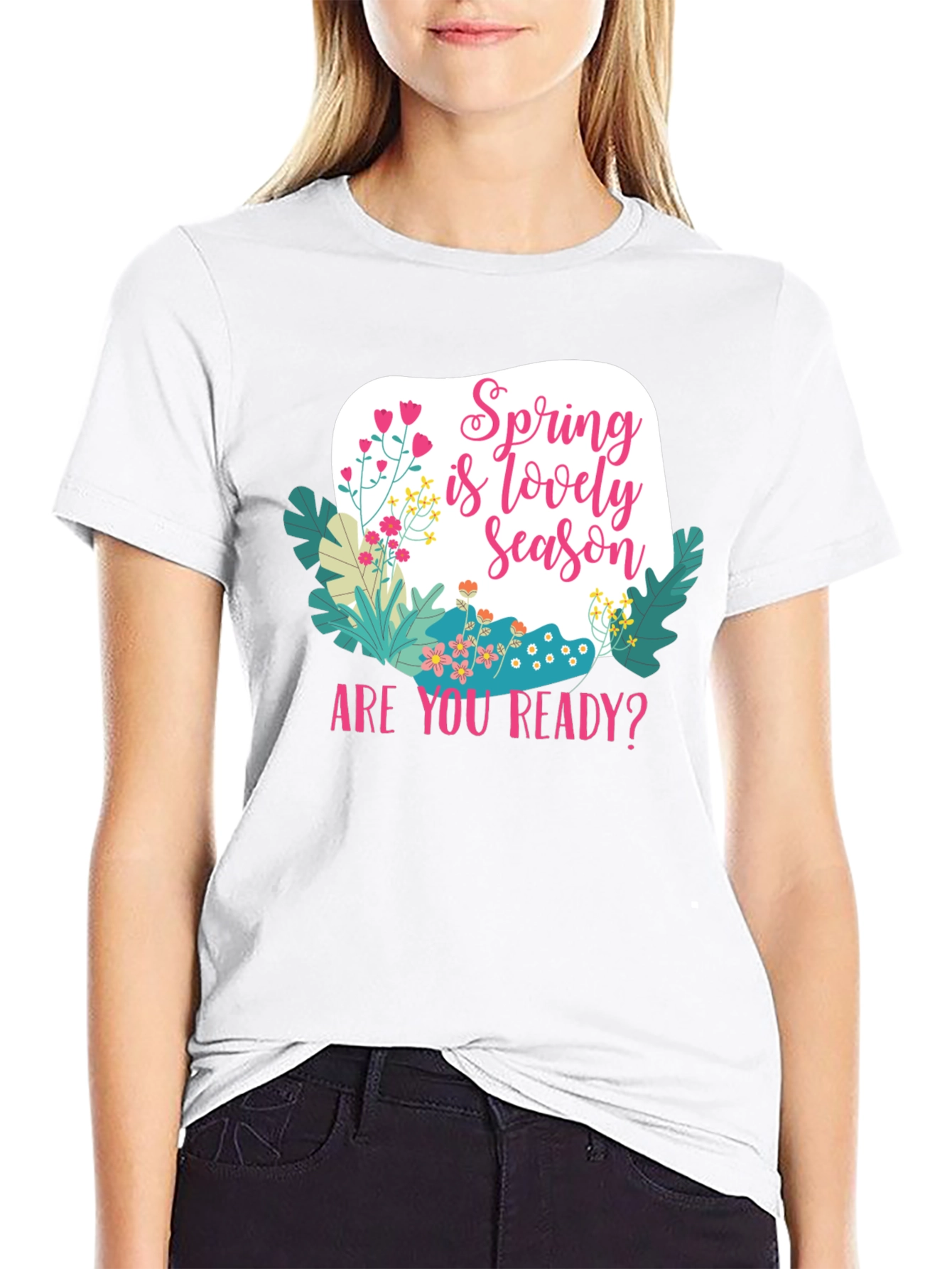 Spring is Lovely Season Graphic Tee