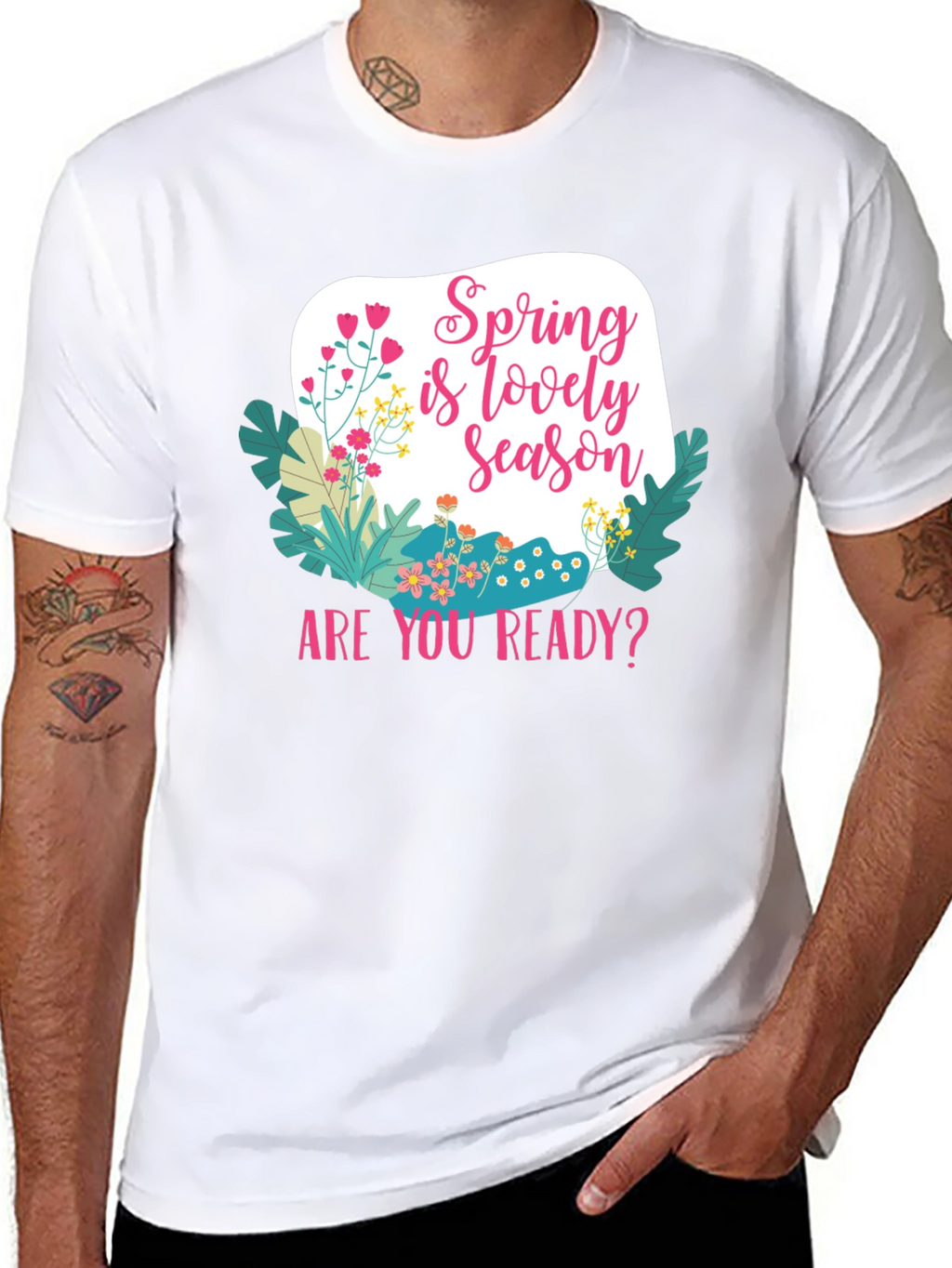 Spring is Lovely Season Graphic Tee