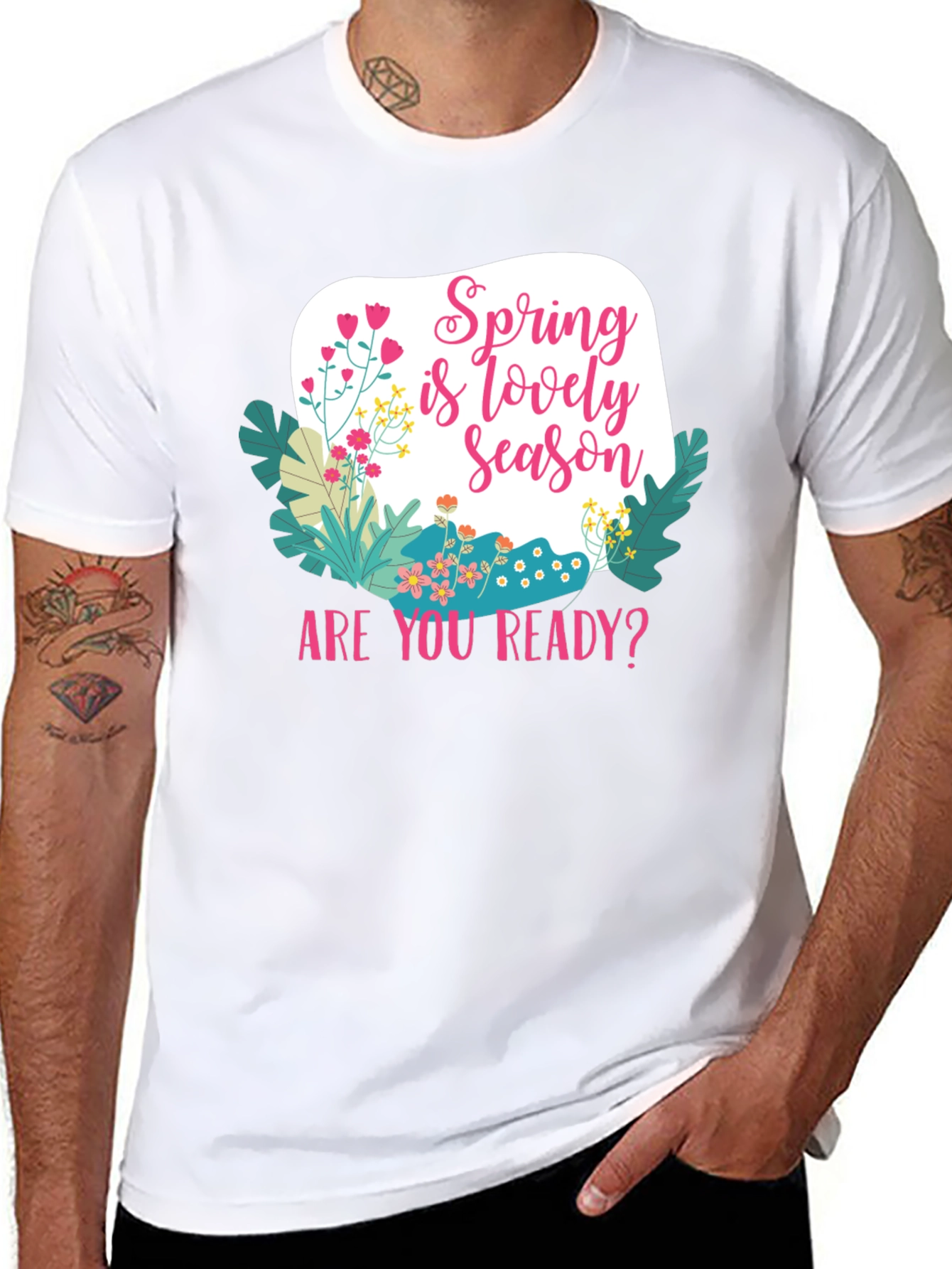 Spring is Lovely Season Graphic Tee