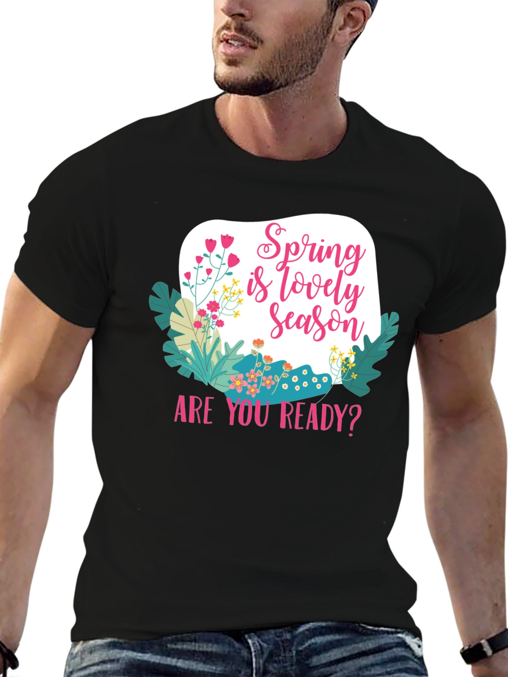 Spring is Lovely Season Graphic Tee