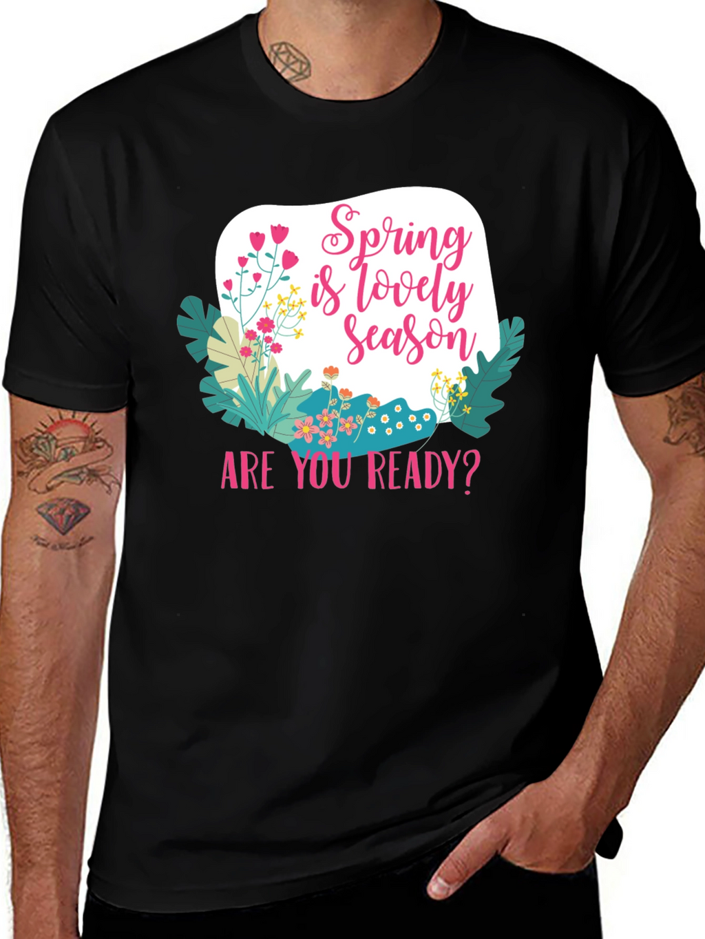 Spring is Lovely Season Graphic Tee