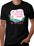 Spring is Lovely Season Graphic Tee