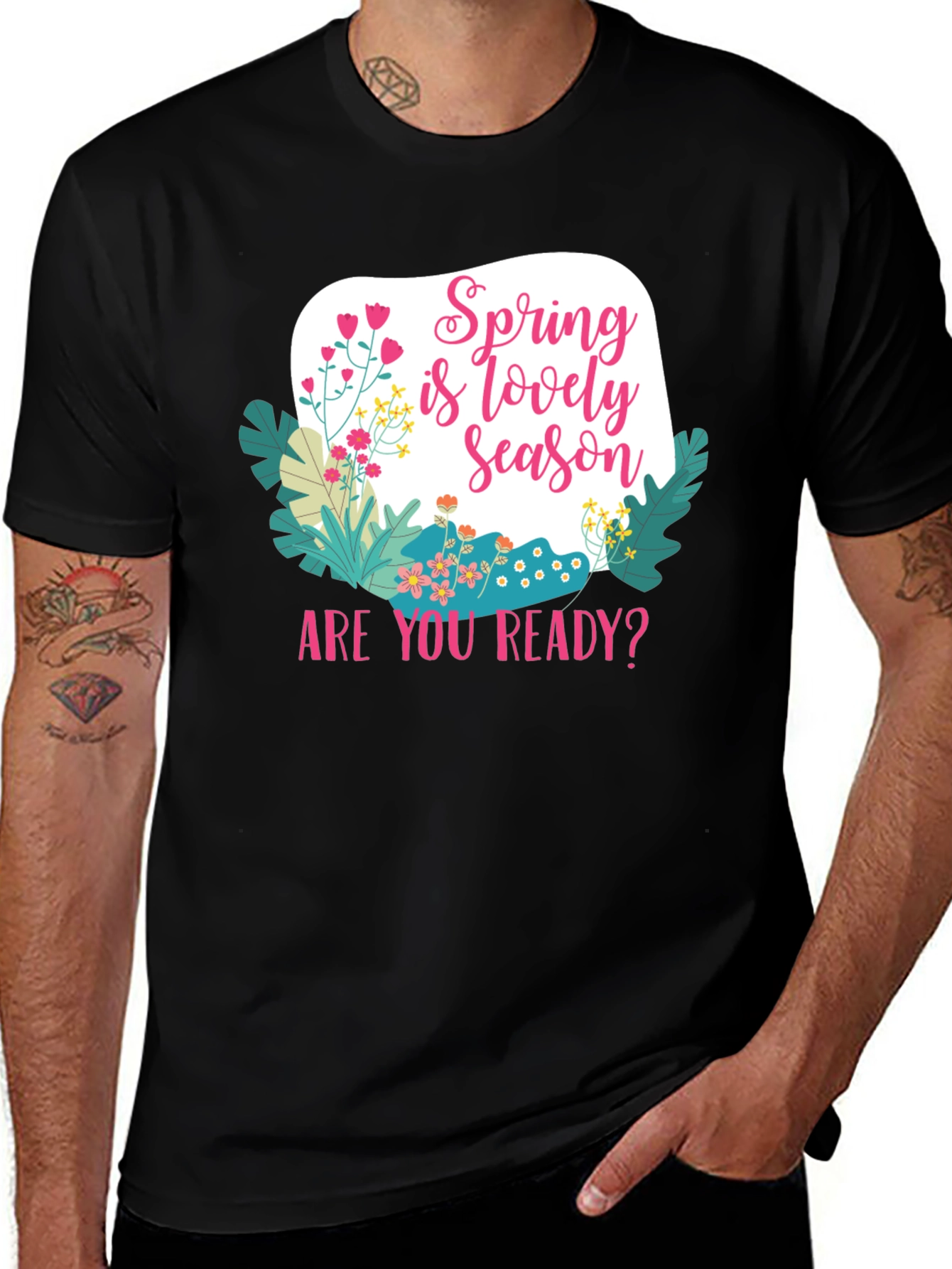 Spring is Lovely Season Graphic Tee