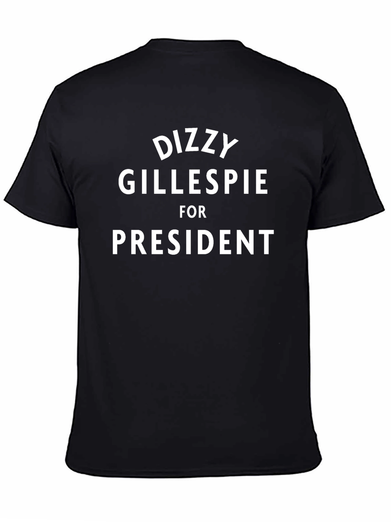 Dizzy Gillespie for President Black T-Shirt