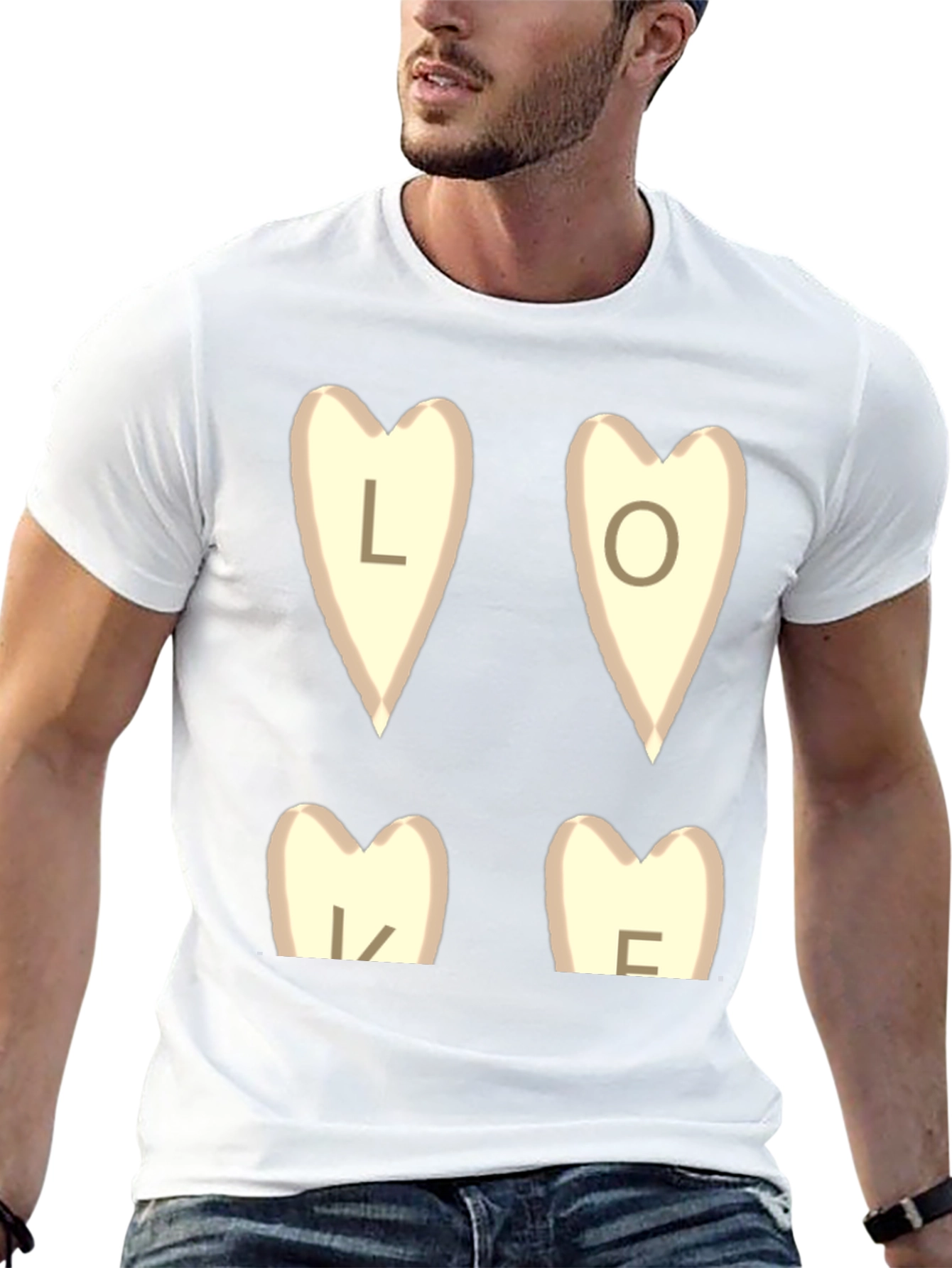 Love Mom Heart T-Shirt - Trendy Graphic Tee