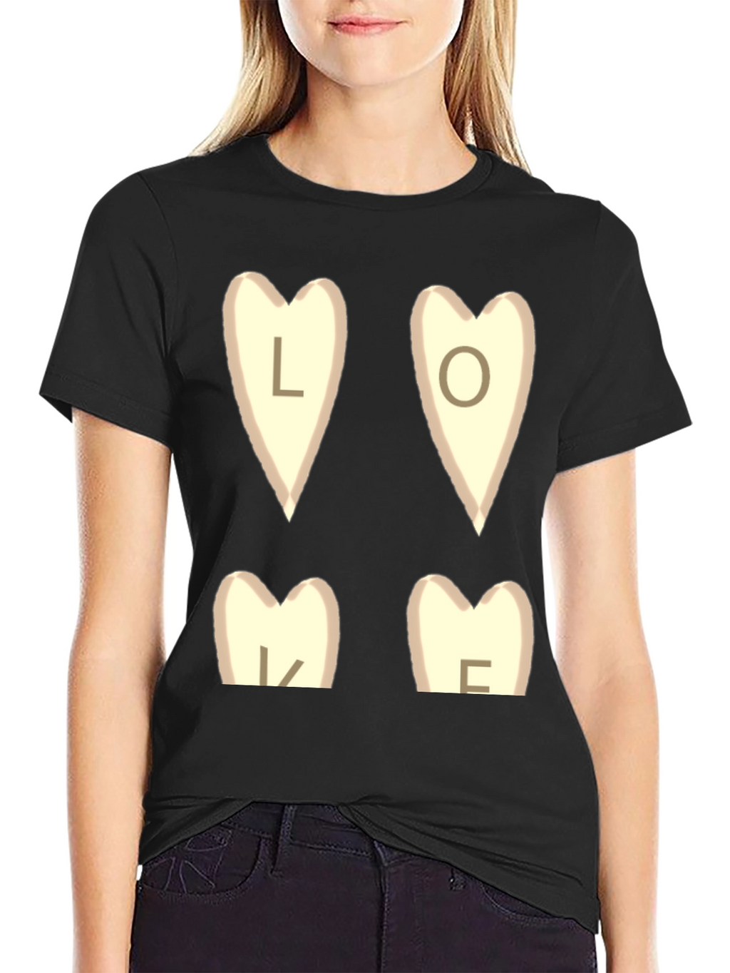 Love Mom Heart T-Shirt - Trendy Graphic Tee