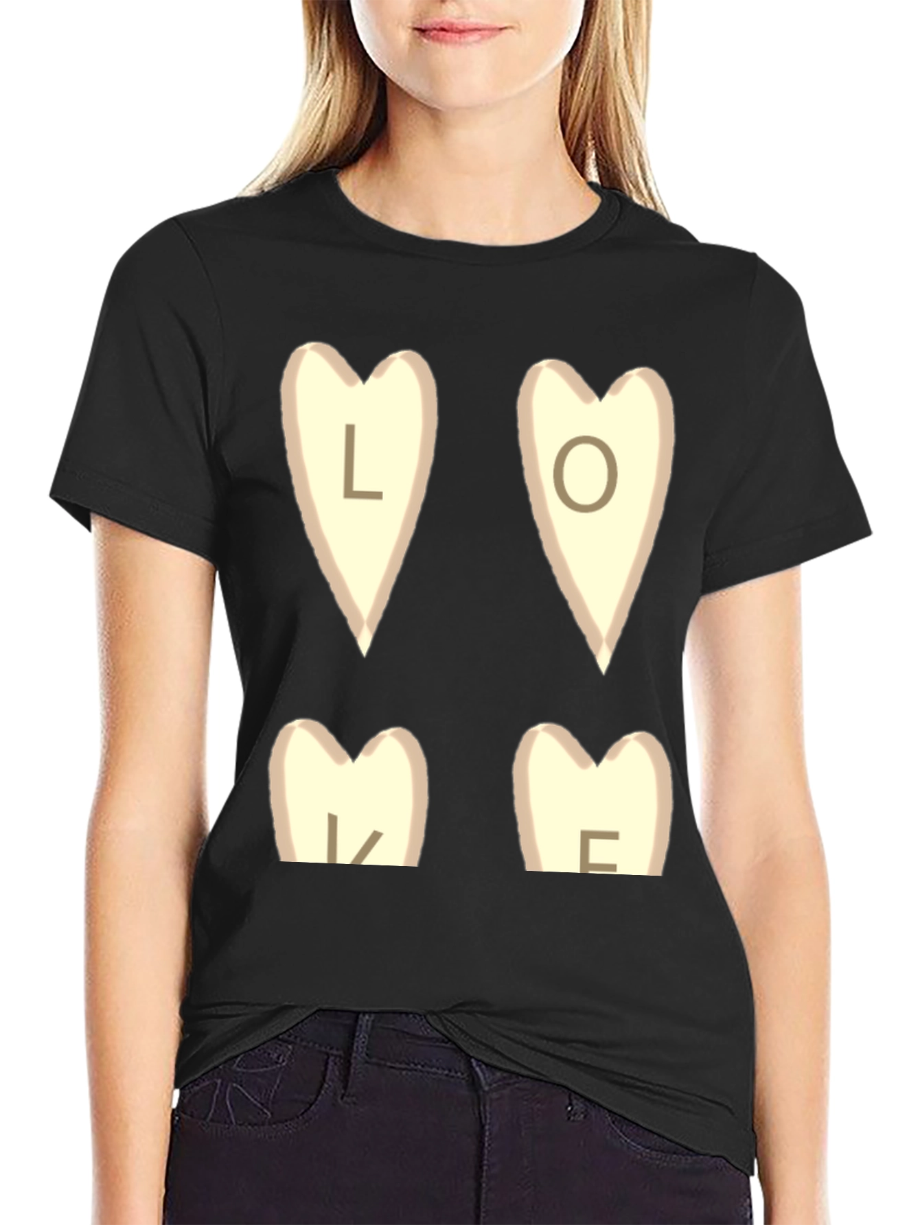Love Mom Heart T-Shirt - Trendy Graphic Tee