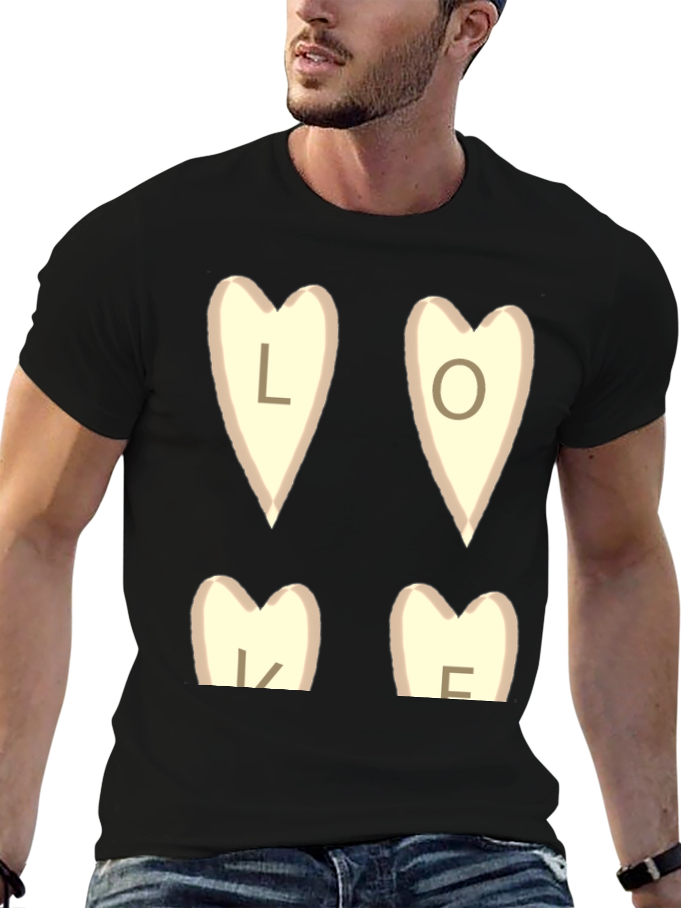 Love Mom Heart T-Shirt - Trendy Graphic Tee