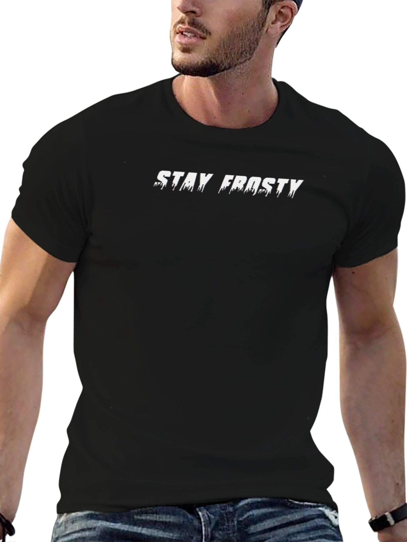 Stay Frosty Graphic Tee - Black