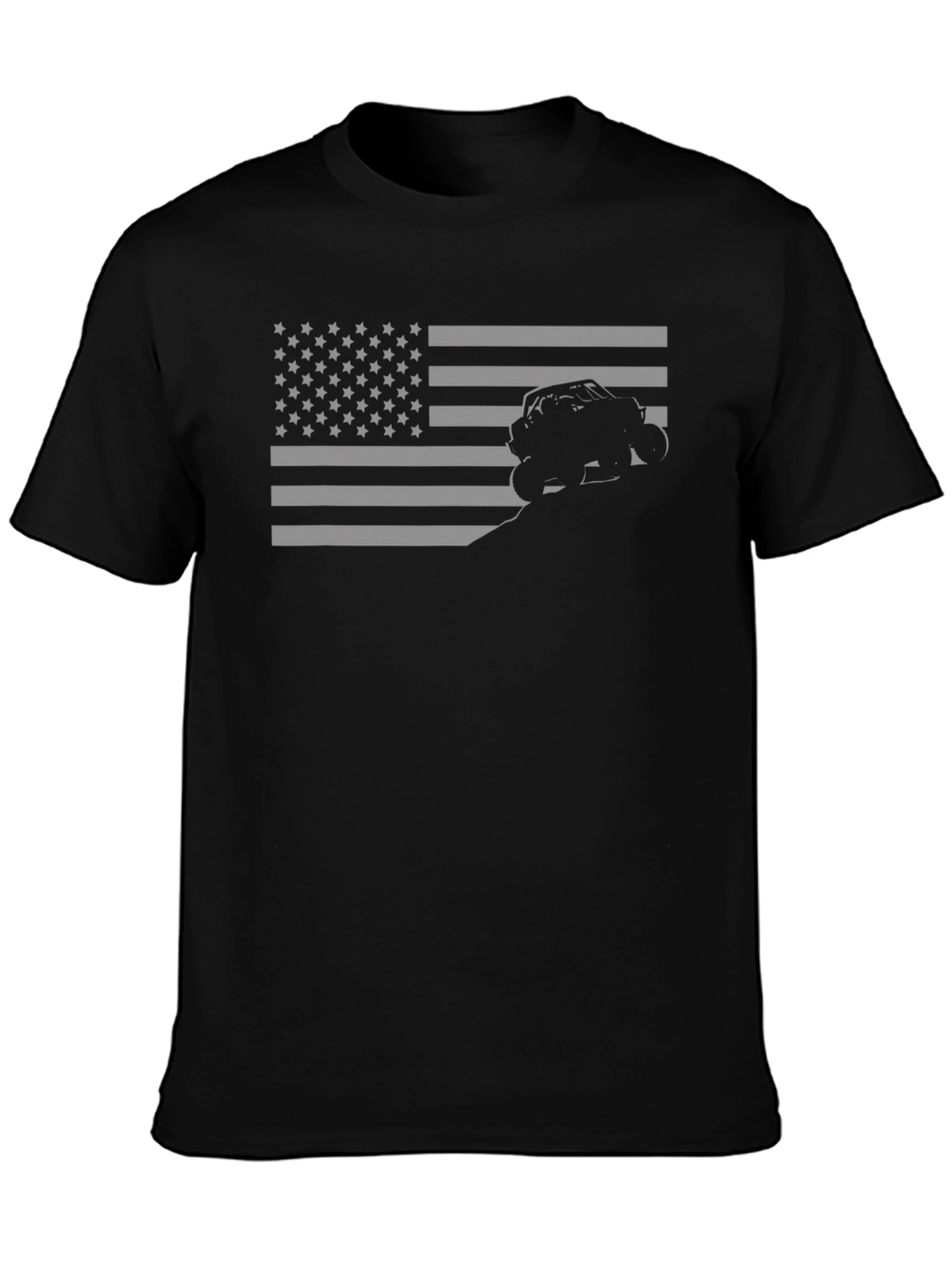 American Flag UTV T-Shirt - Off Road Adventure