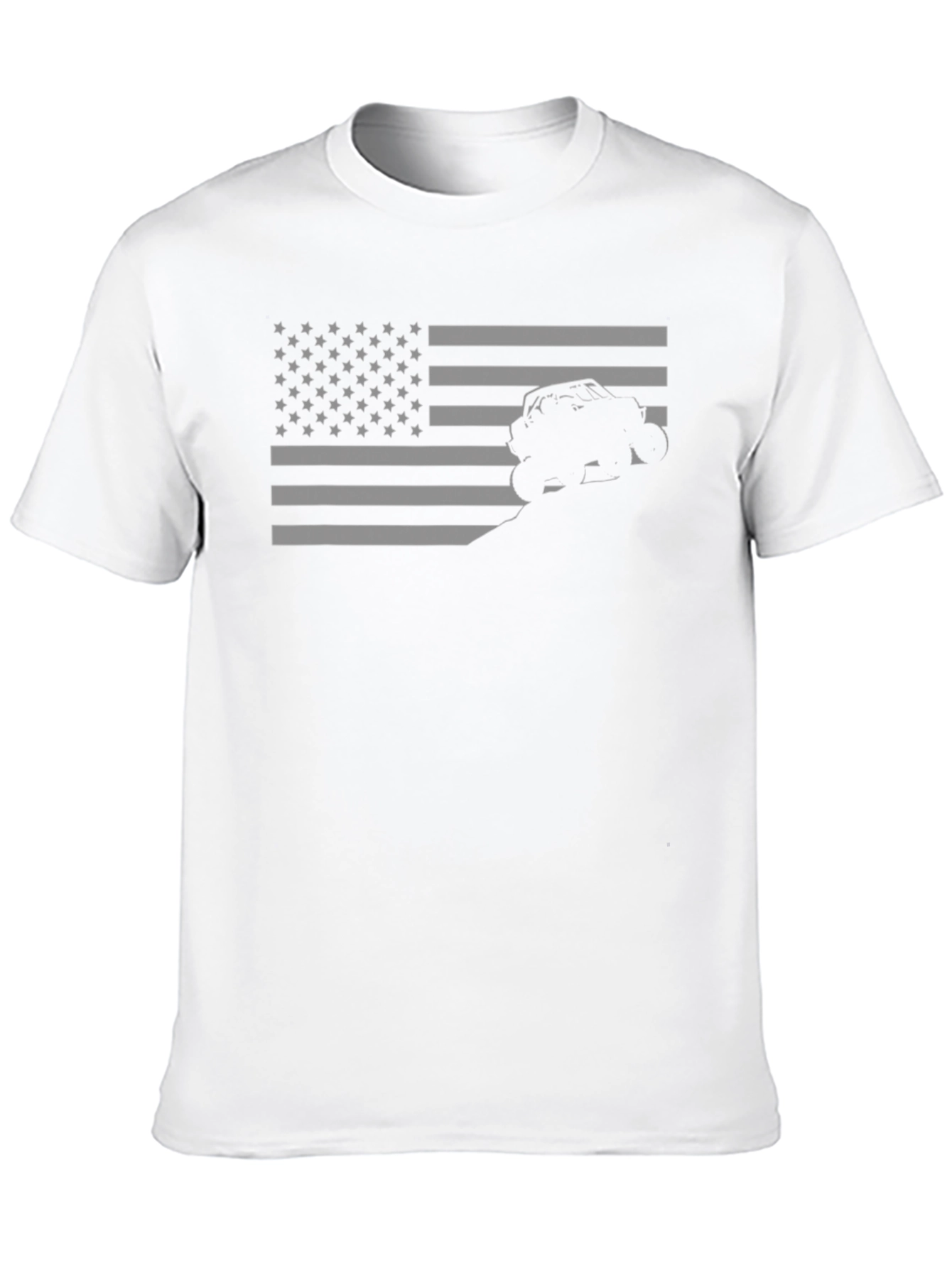 American Flag UTV T-Shirt - Off Road Adventure