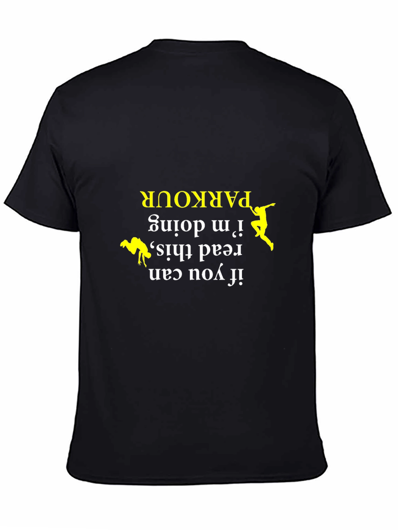 Parkour Graphic Tee: Read This If Im Doing Parkour