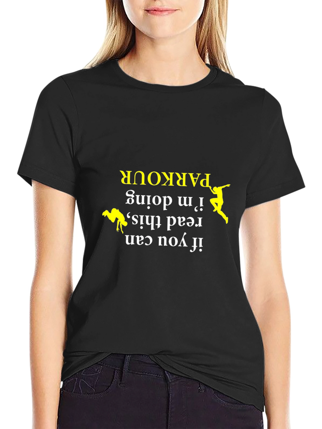 Parkour Graphic Tee: Read This If Im Doing Parkour