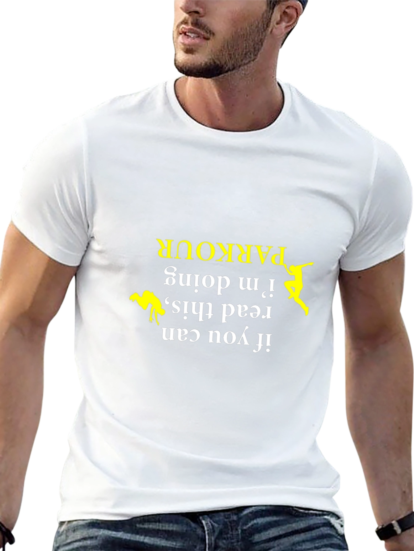 Parkour Graphic Tee: Read This If Im Doing Parkour