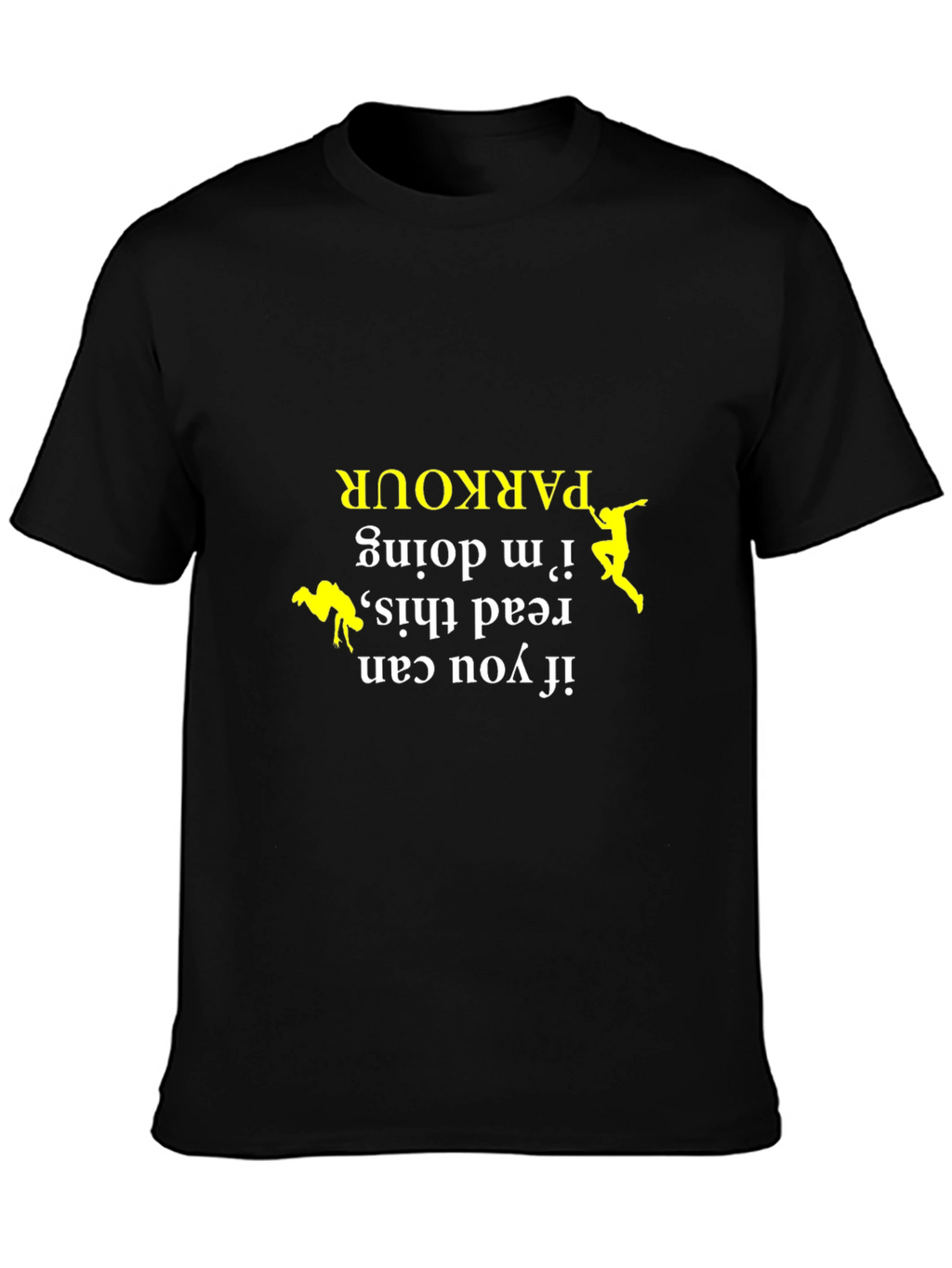 Parkour Graphic Tee: Read This If Im Doing Parkour