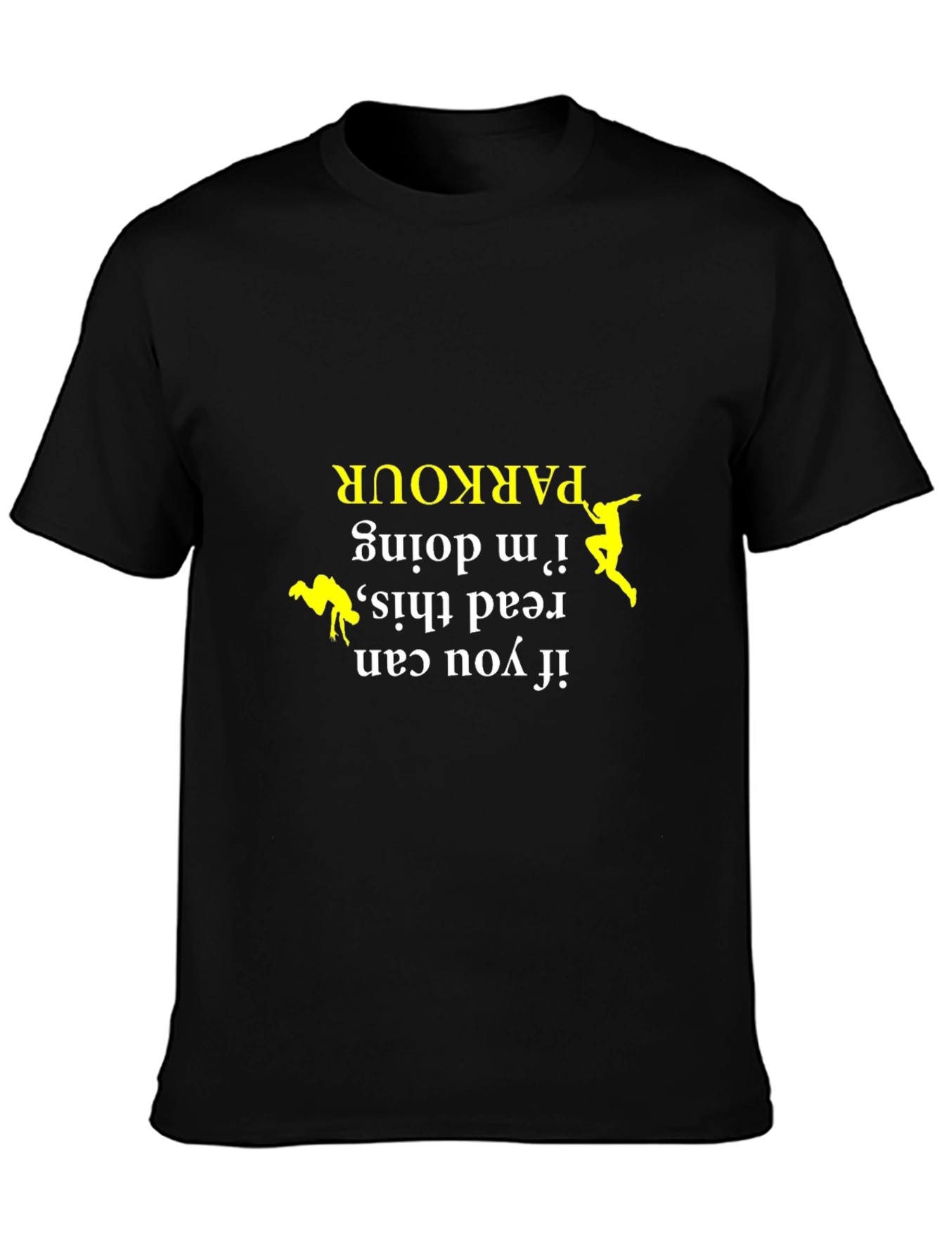 Parkour Graphic Tee: Read This If Im Doing Parkour