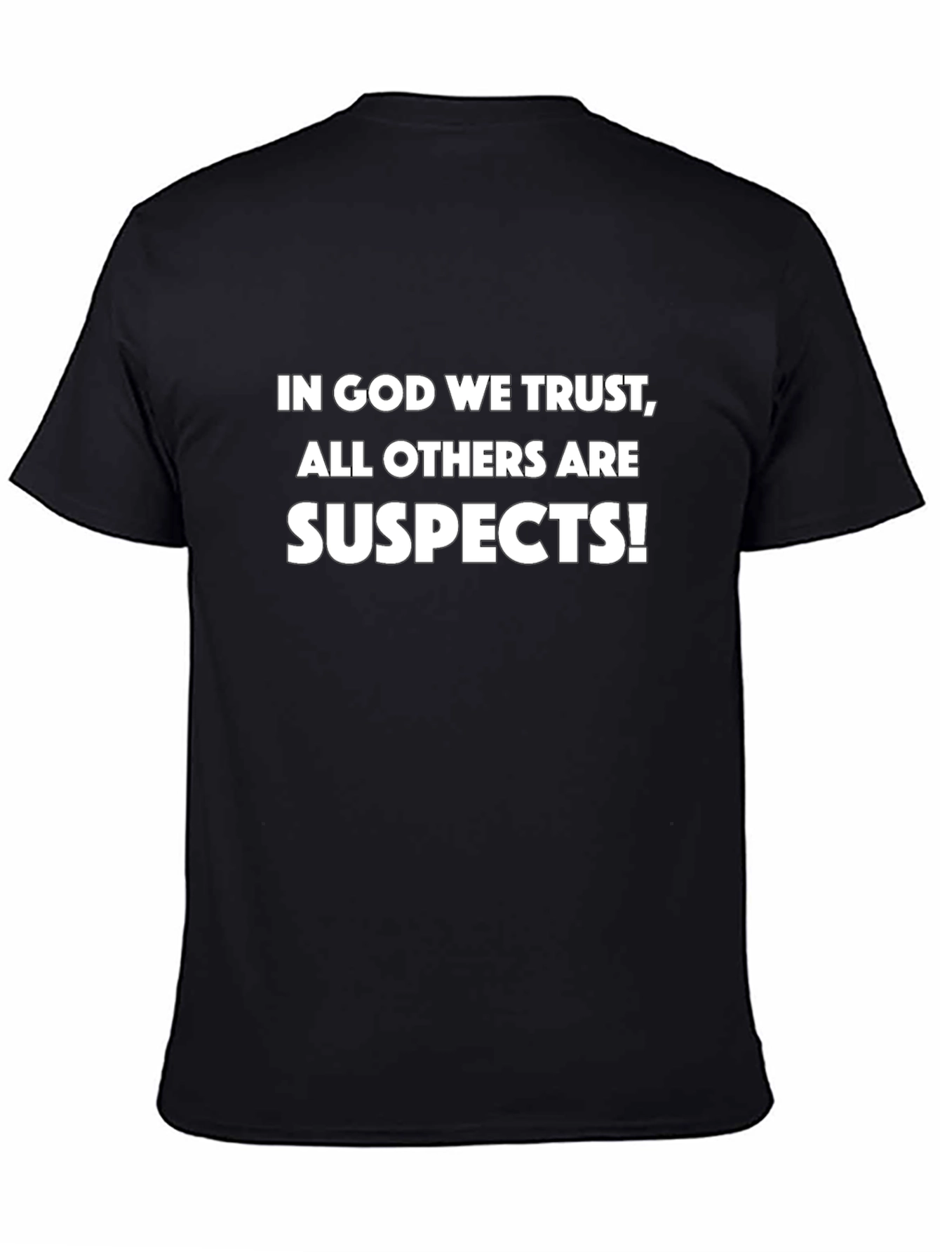 In God We Trust Graphic Tee - Black
