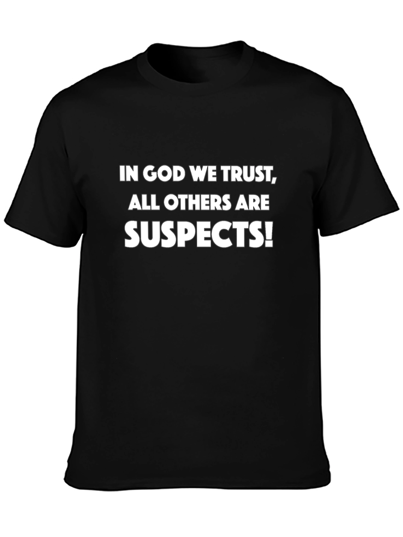 In God We Trust Graphic Tee - Black