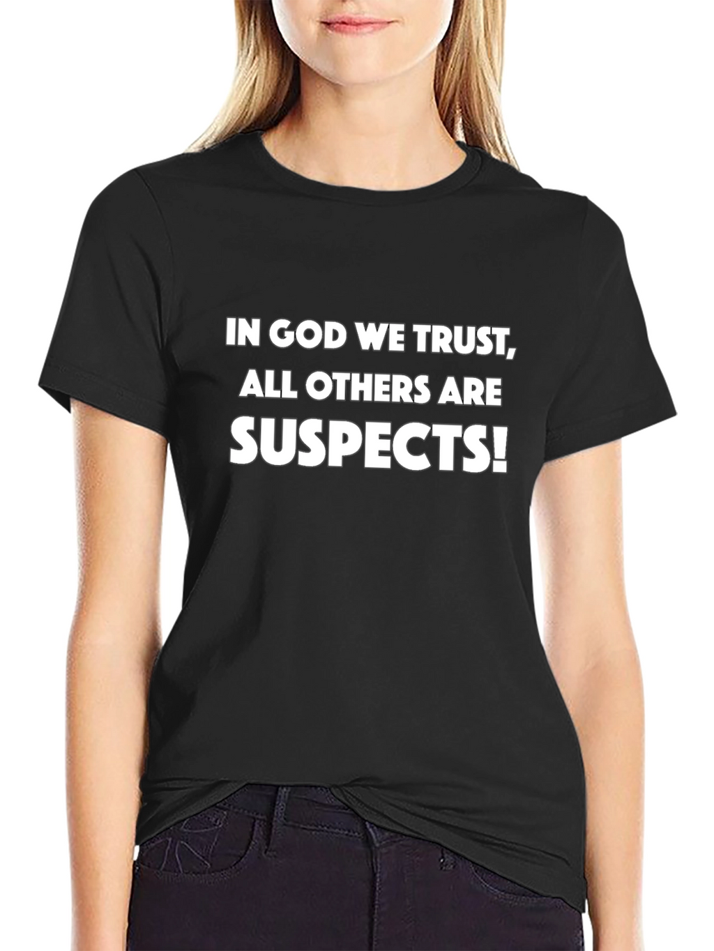 In God We Trust Graphic Tee - Black