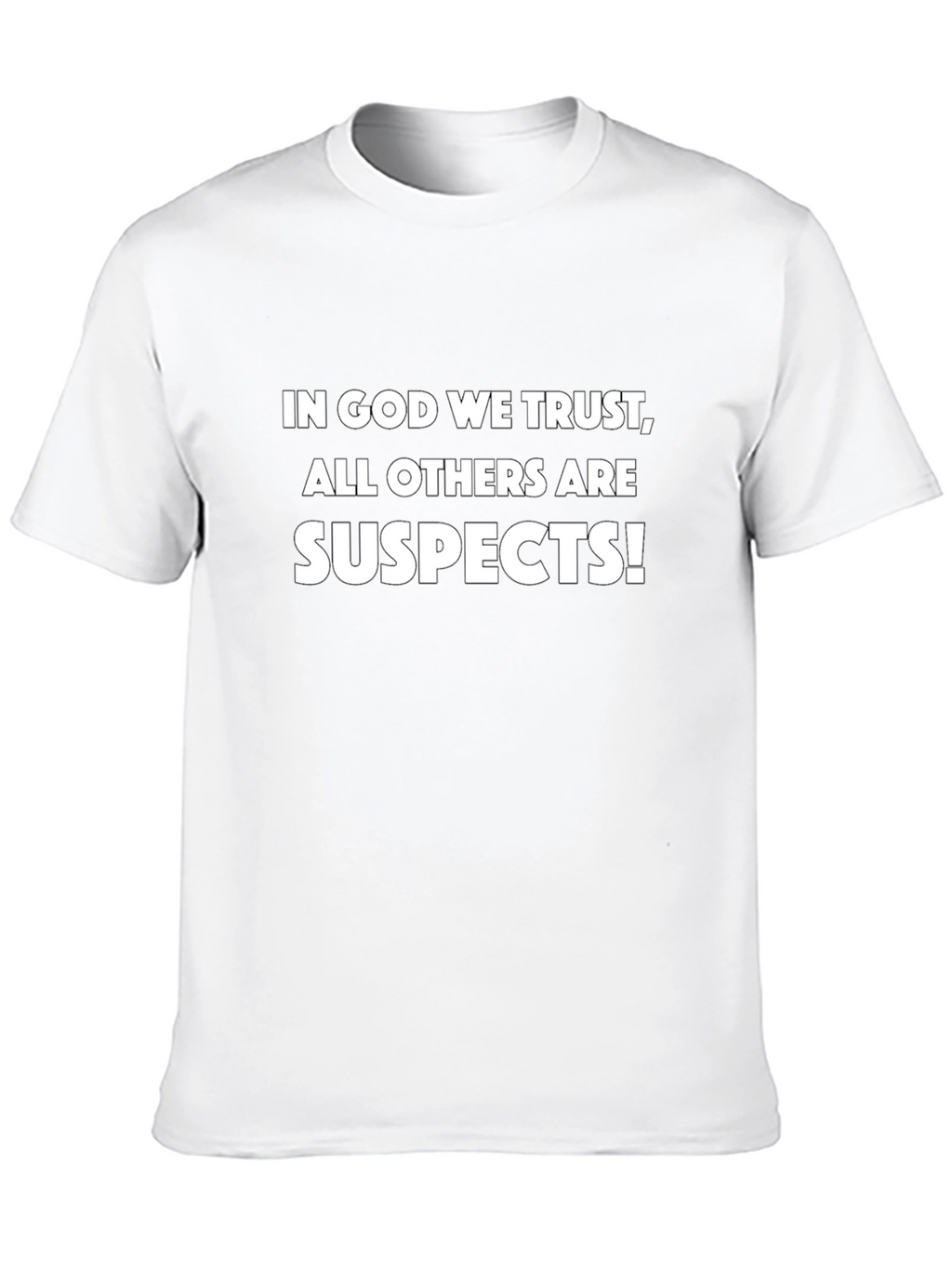 In God We Trust Graphic Tee - Black