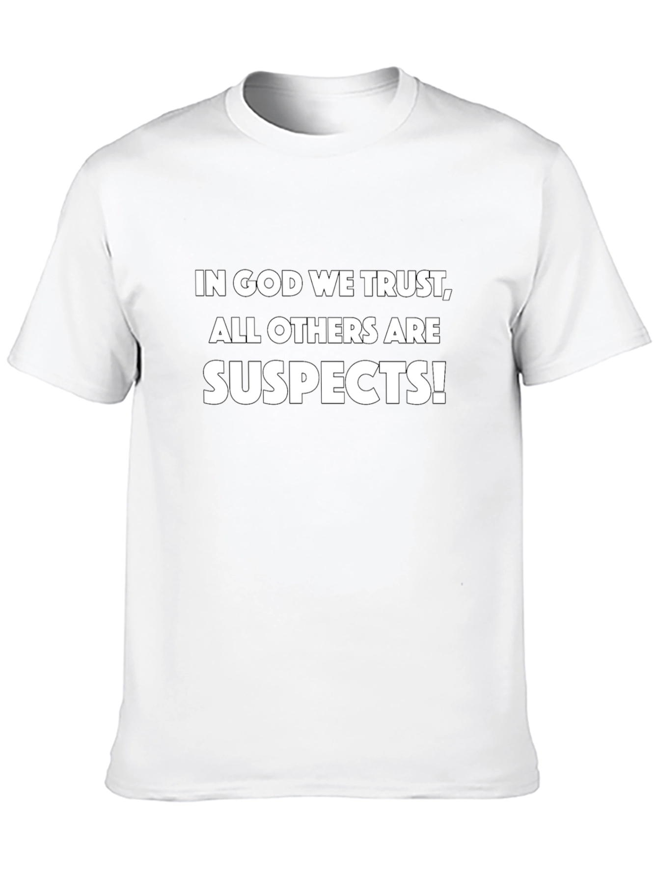 In God We Trust Graphic Tee - Black