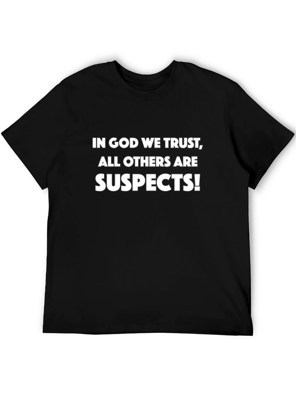 In God We Trust Graphic Tee - Black