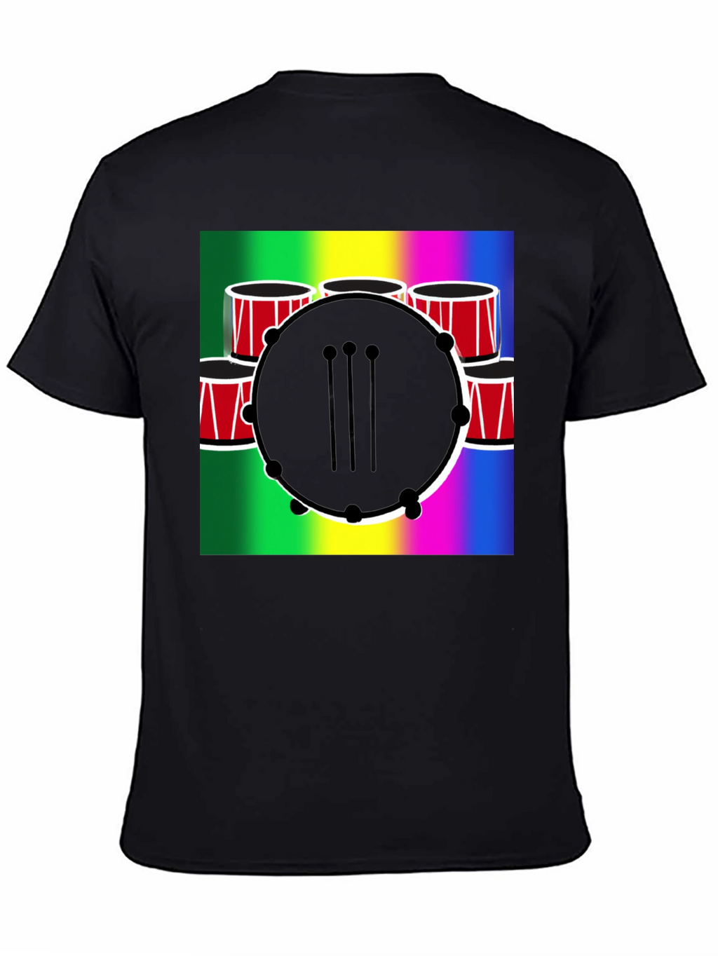 Musical Drum Graphic T-Shirt
