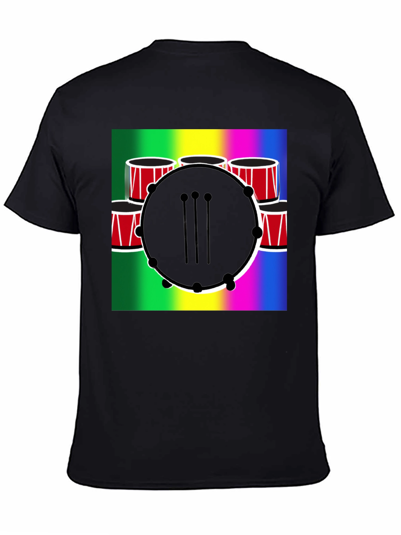 Musical Drum Graphic T-Shirt