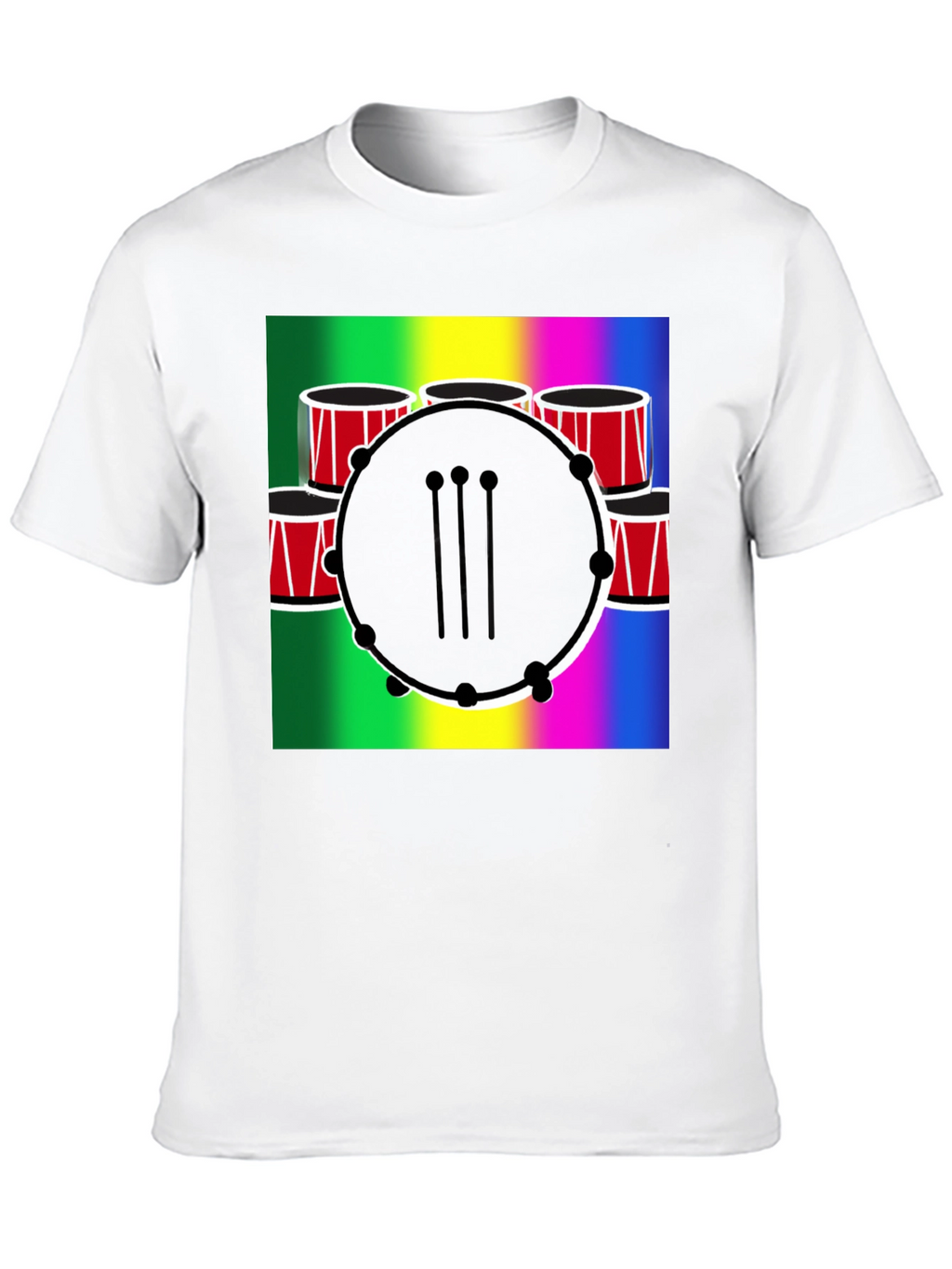 Musical Drum Graphic T-Shirt