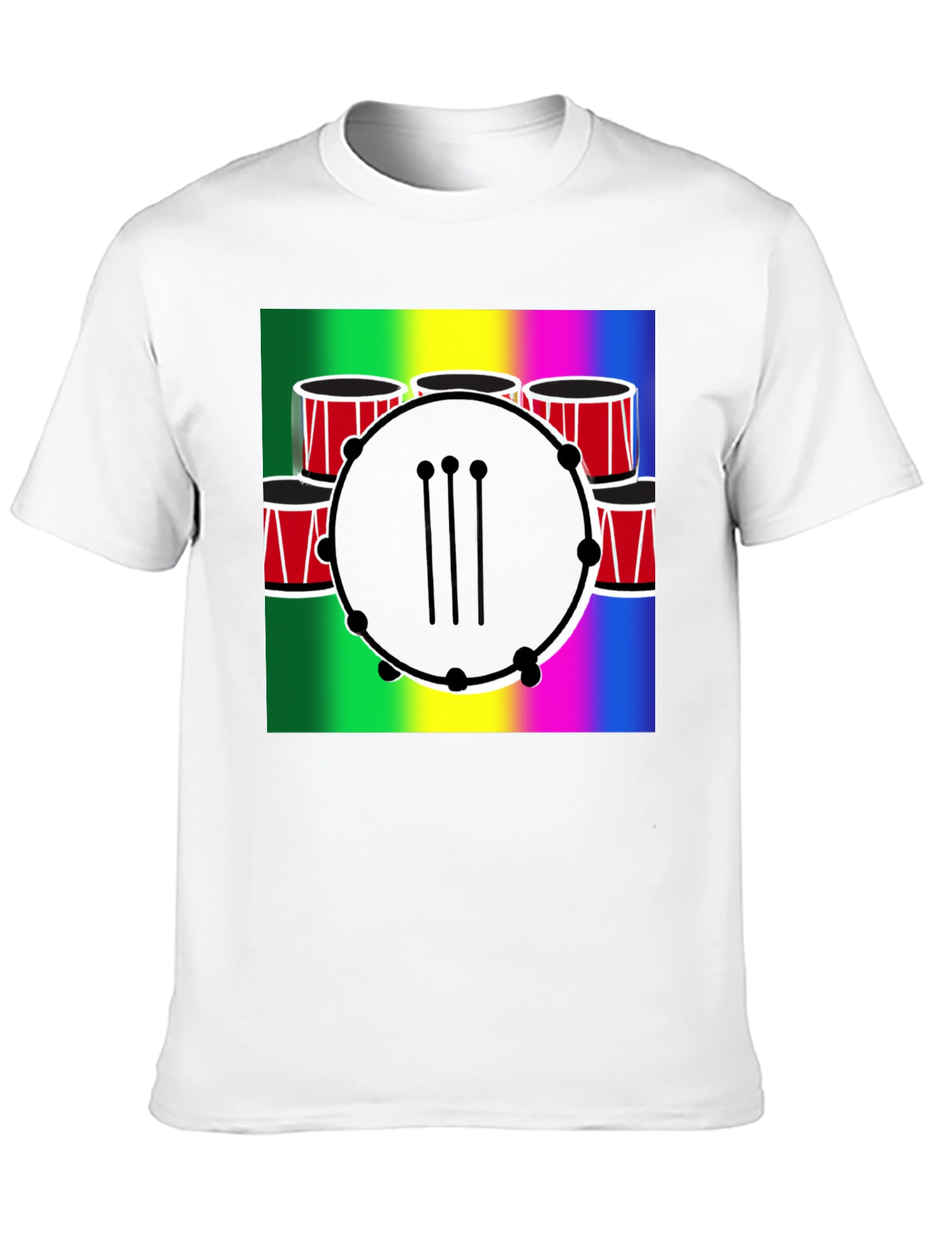 Musical Drum Graphic T-Shirt