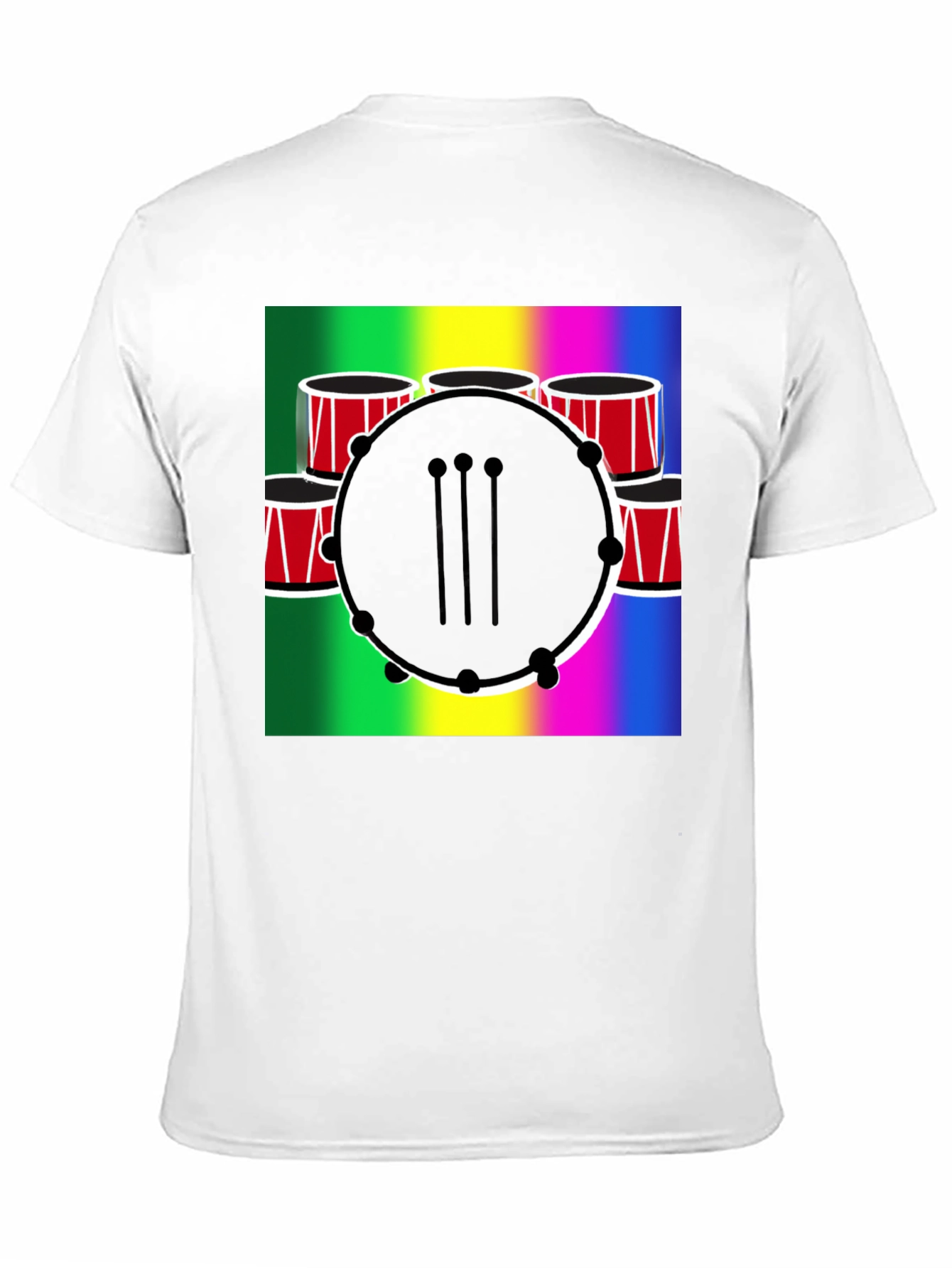 Musical Drum Graphic T-Shirt