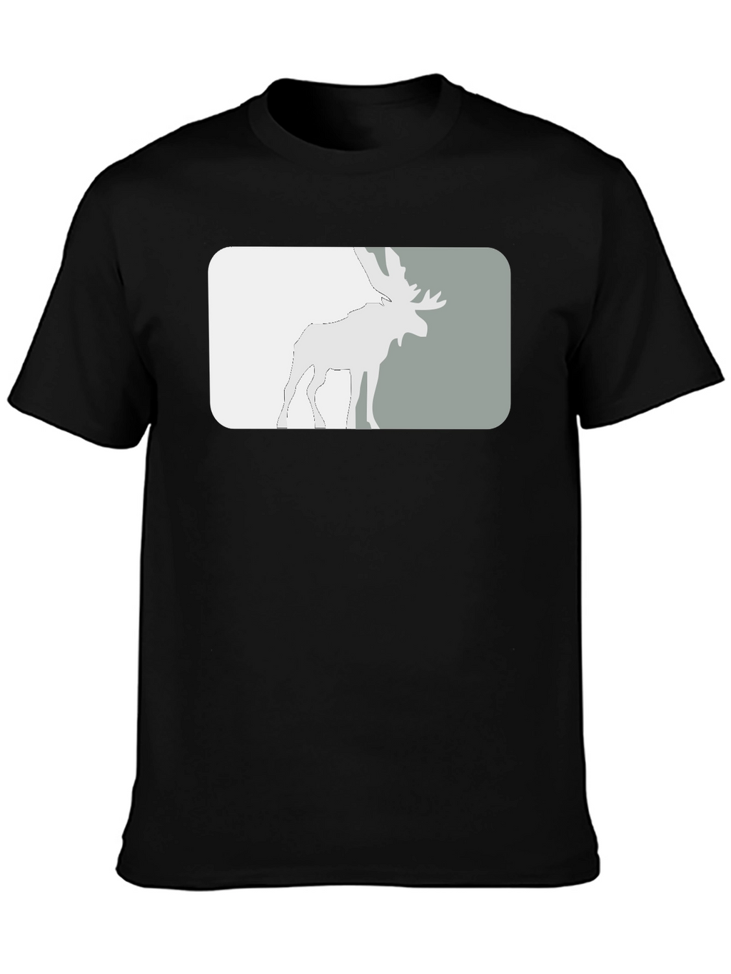 Moose Graphic Tee - Stylish Black T-Shirt