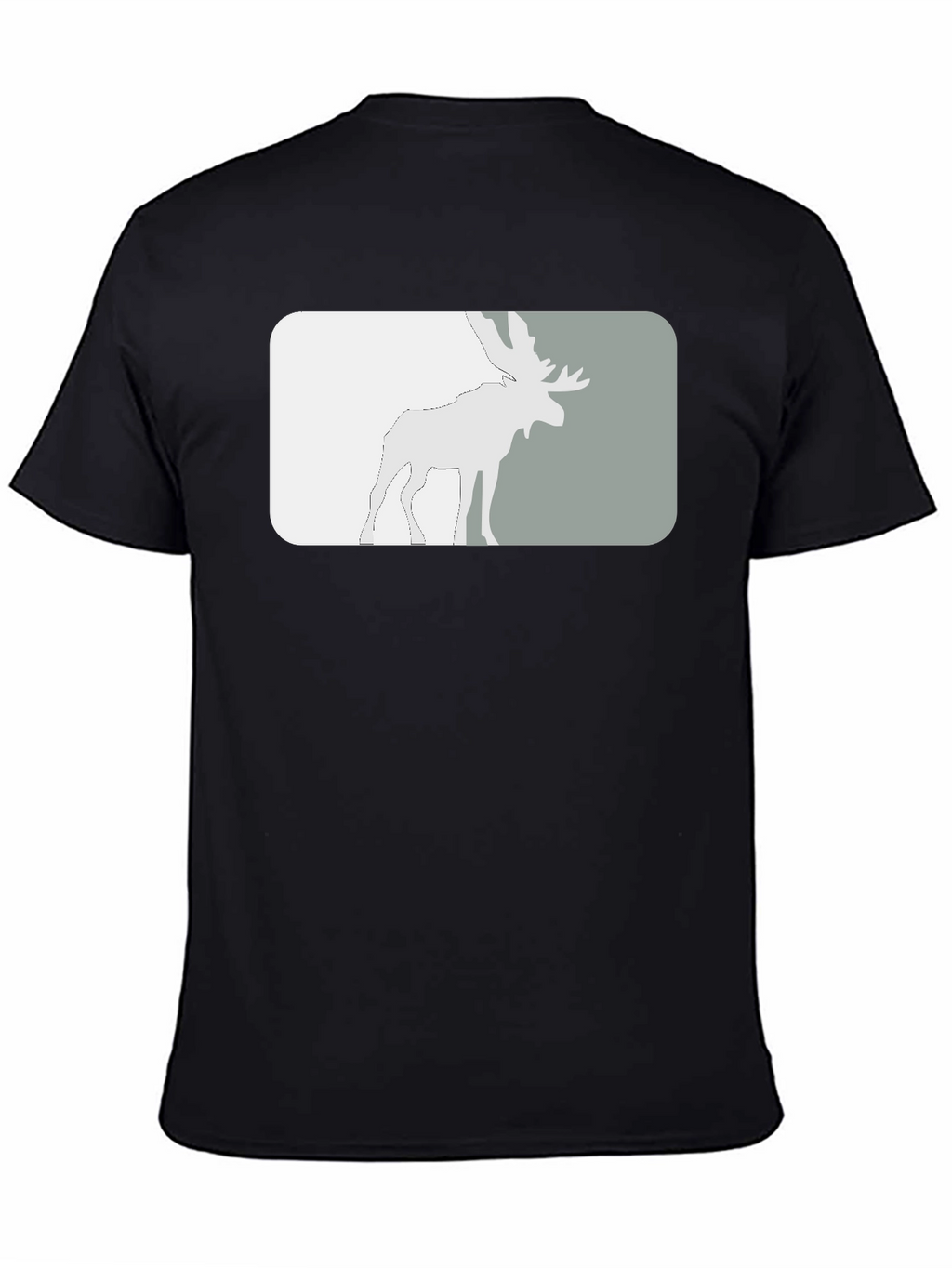 Moose Graphic Tee - Stylish Black T-Shirt